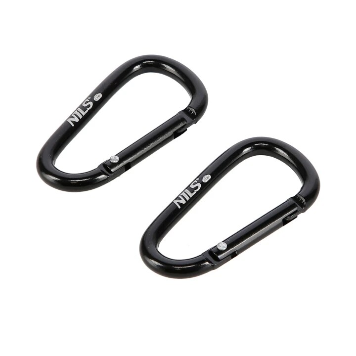 Nils Camp NC1710 Carabiner - Black - 2 pcs.