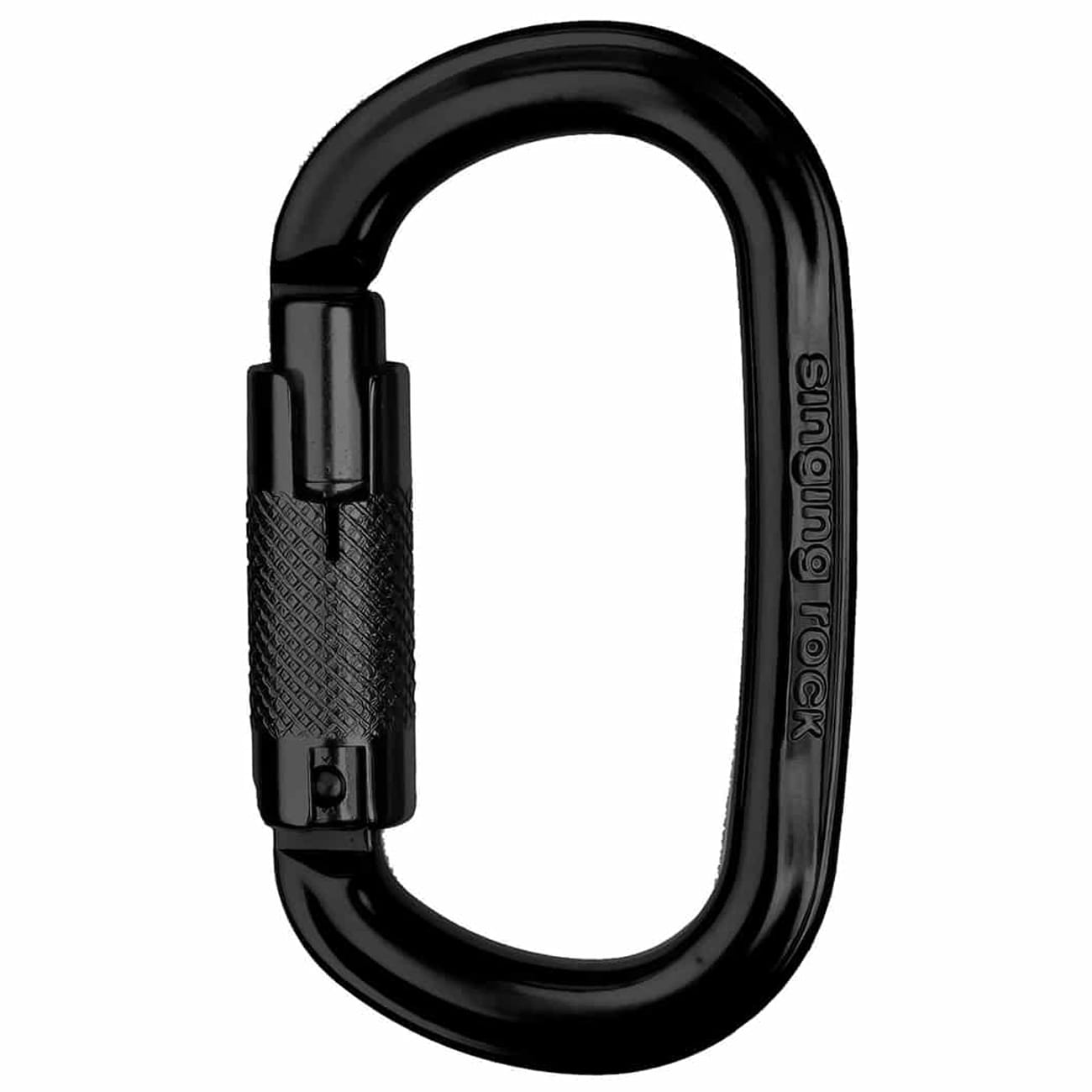 Singing Rock Ozone Triple Lock Climbing Carabiner - Black