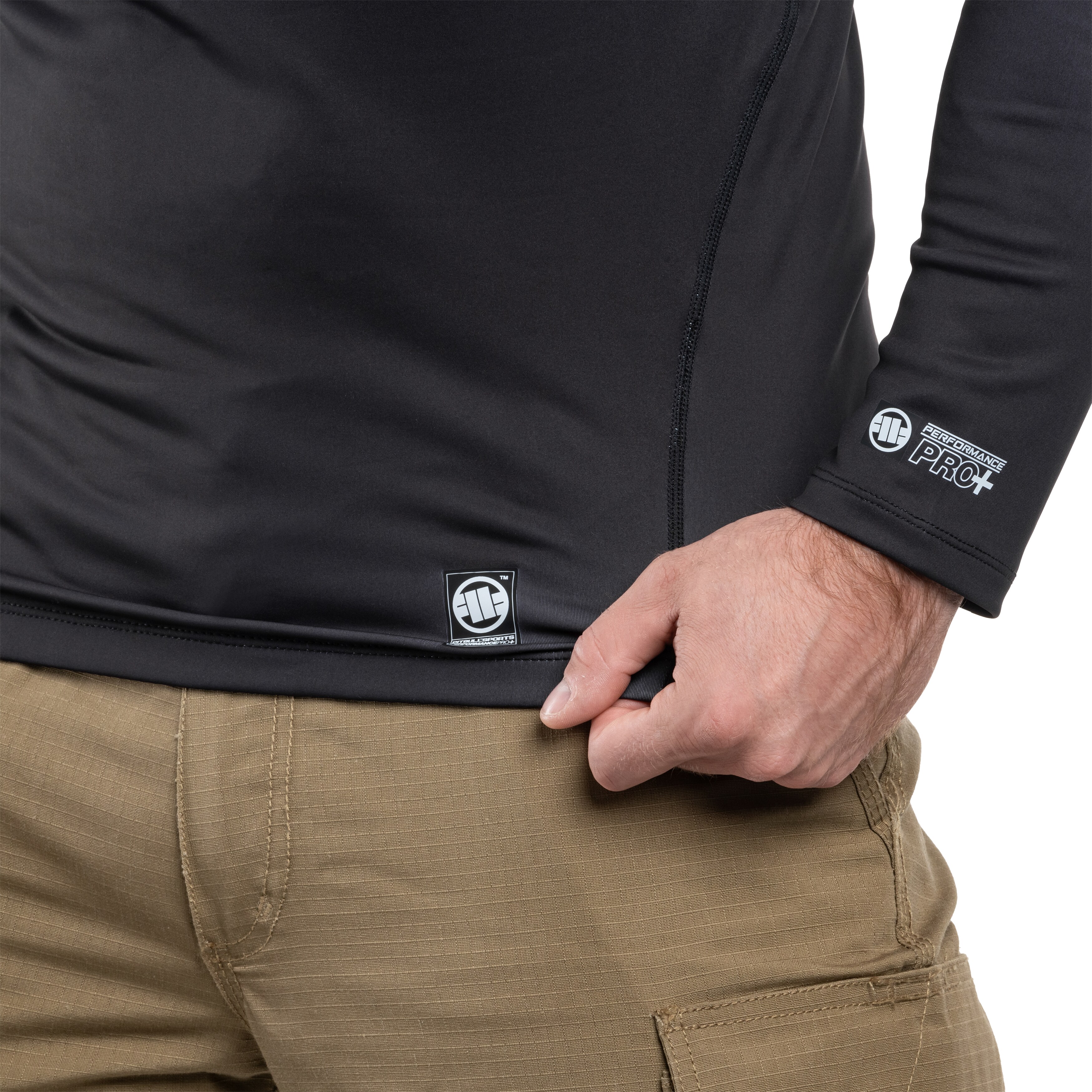 Pitbull LongSleeve Rashguard ADCC Thermoactive Shirt - Black