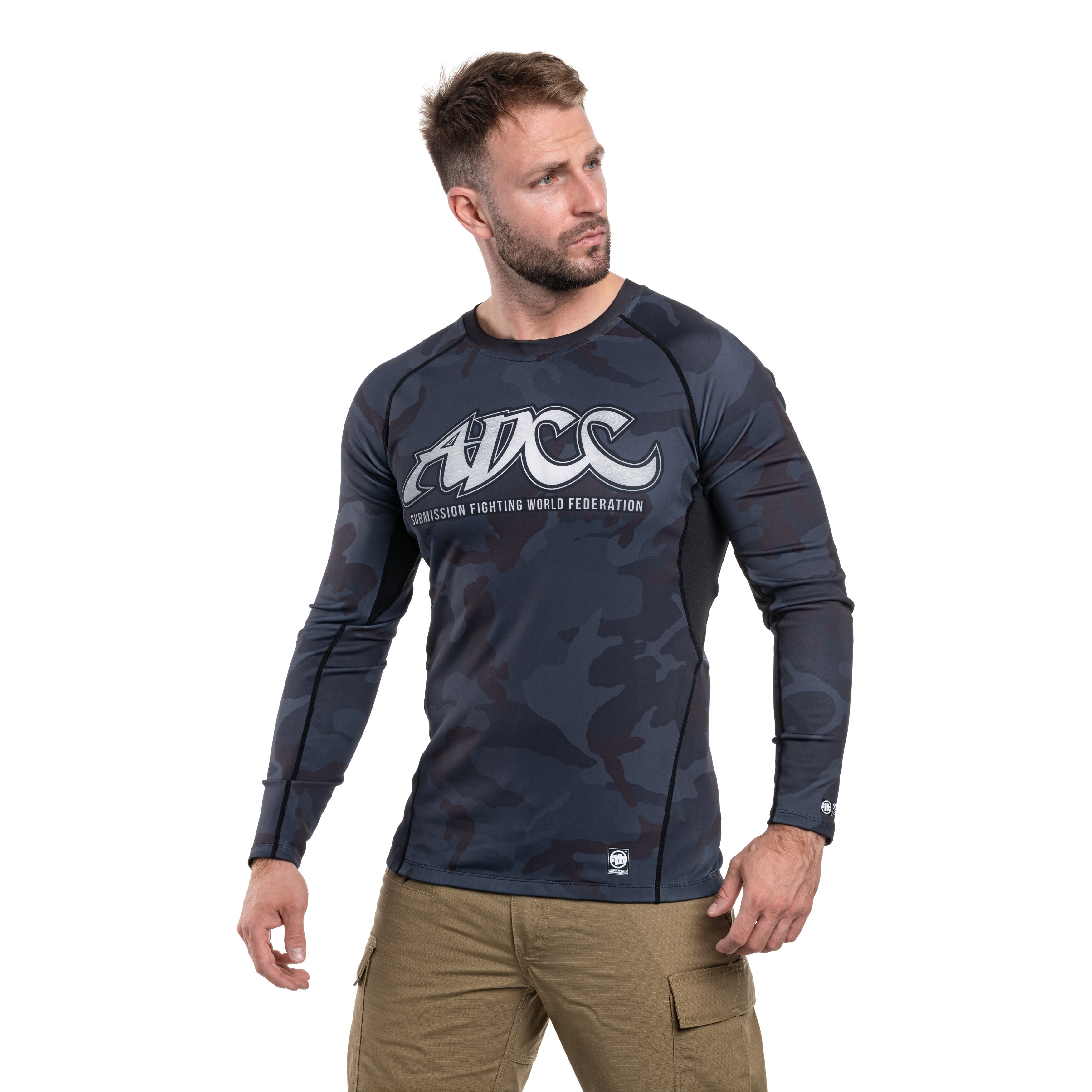 Pitbull West Coast LongSleeve Rashguard ADCC Thermoactive Shirt - Camo