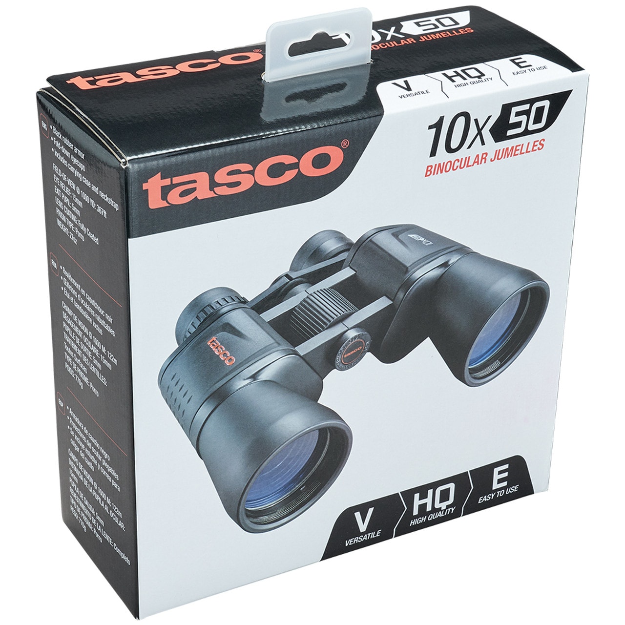 Tasco Porro 10x50 Binoculars - Black