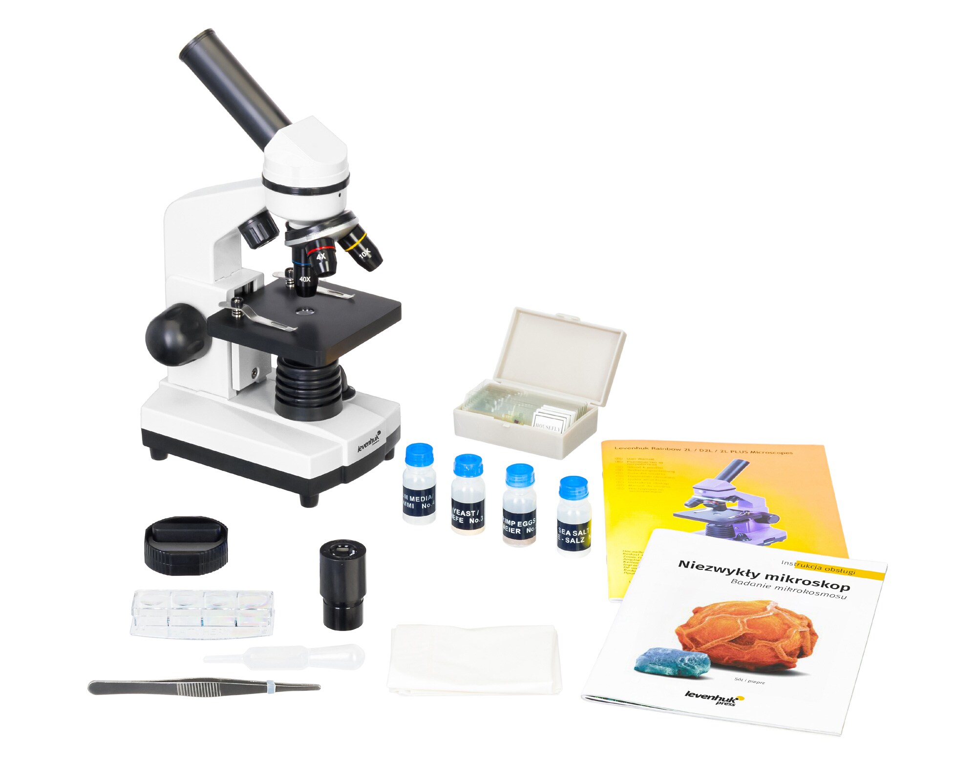 Levenhuk Rainbow 2L Microscope - Moonstone