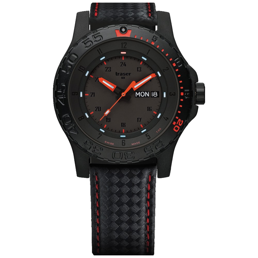 Traser P66 Red Combat LS Watch