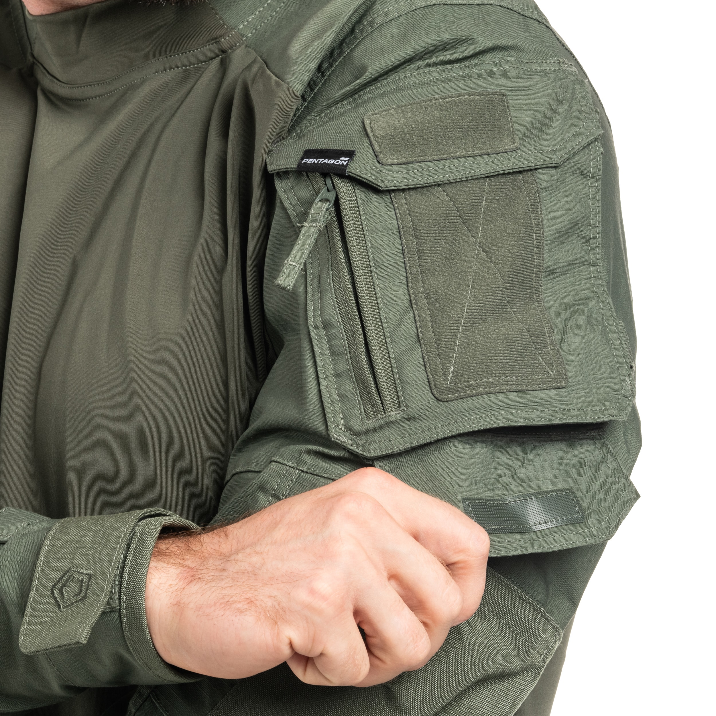 Pentagon Wolf Combat Shirt - Camo Green