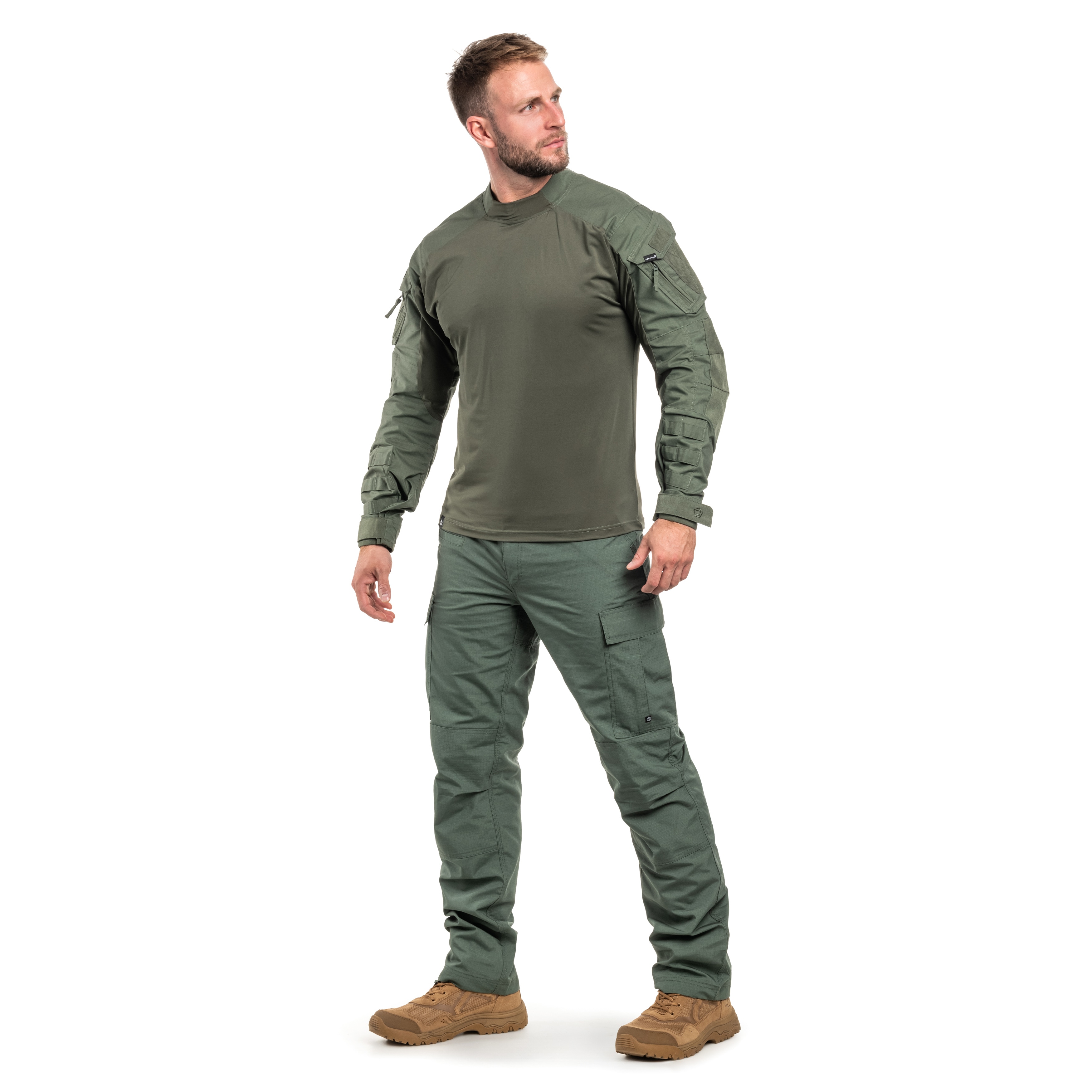 Pentagon Wolf Combat Shirt - Camo Green