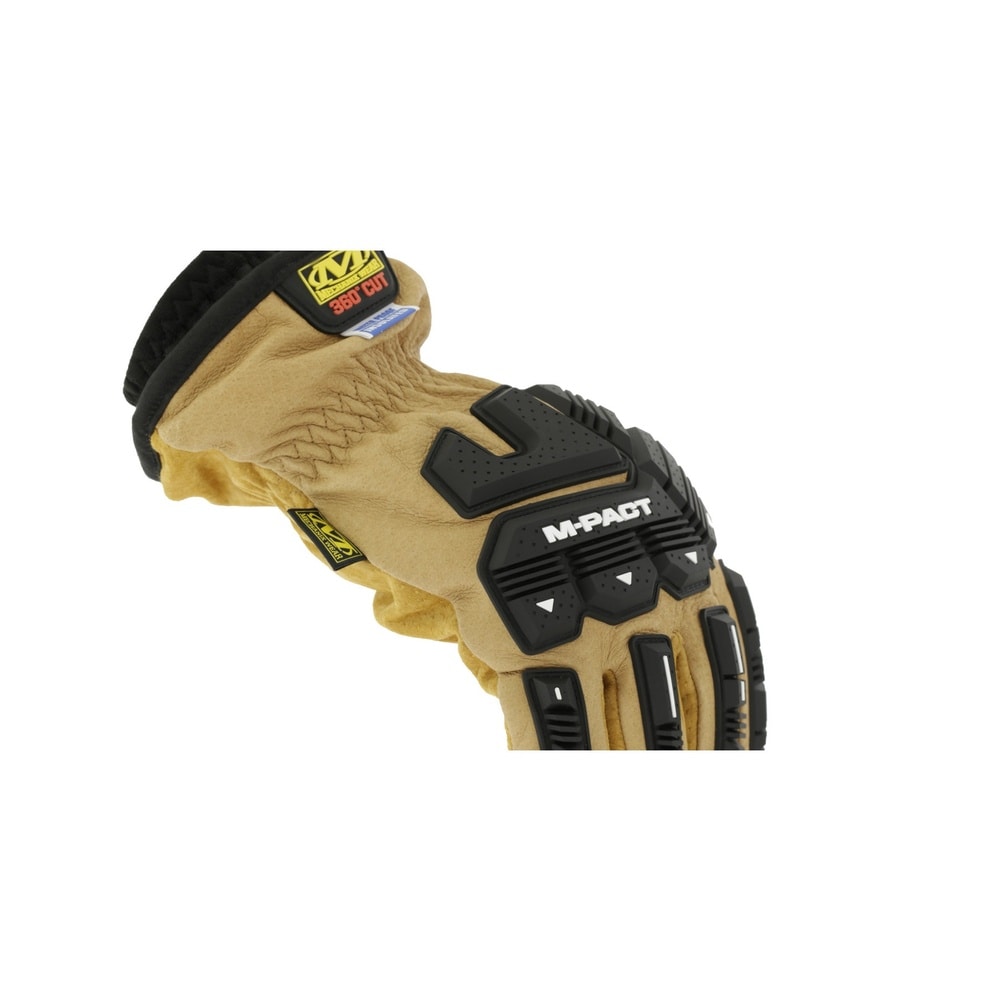 Mechanix Wear ColdWork Waterproof Leather M-Pact Driver F9-360 Tactical Gloves - Tan/Black