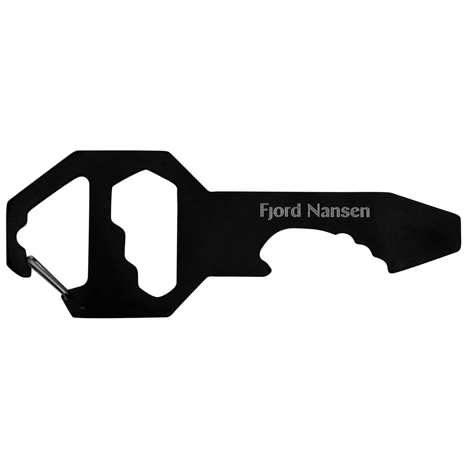 Fjord Nansen Nokkel Silver Key ring - Black