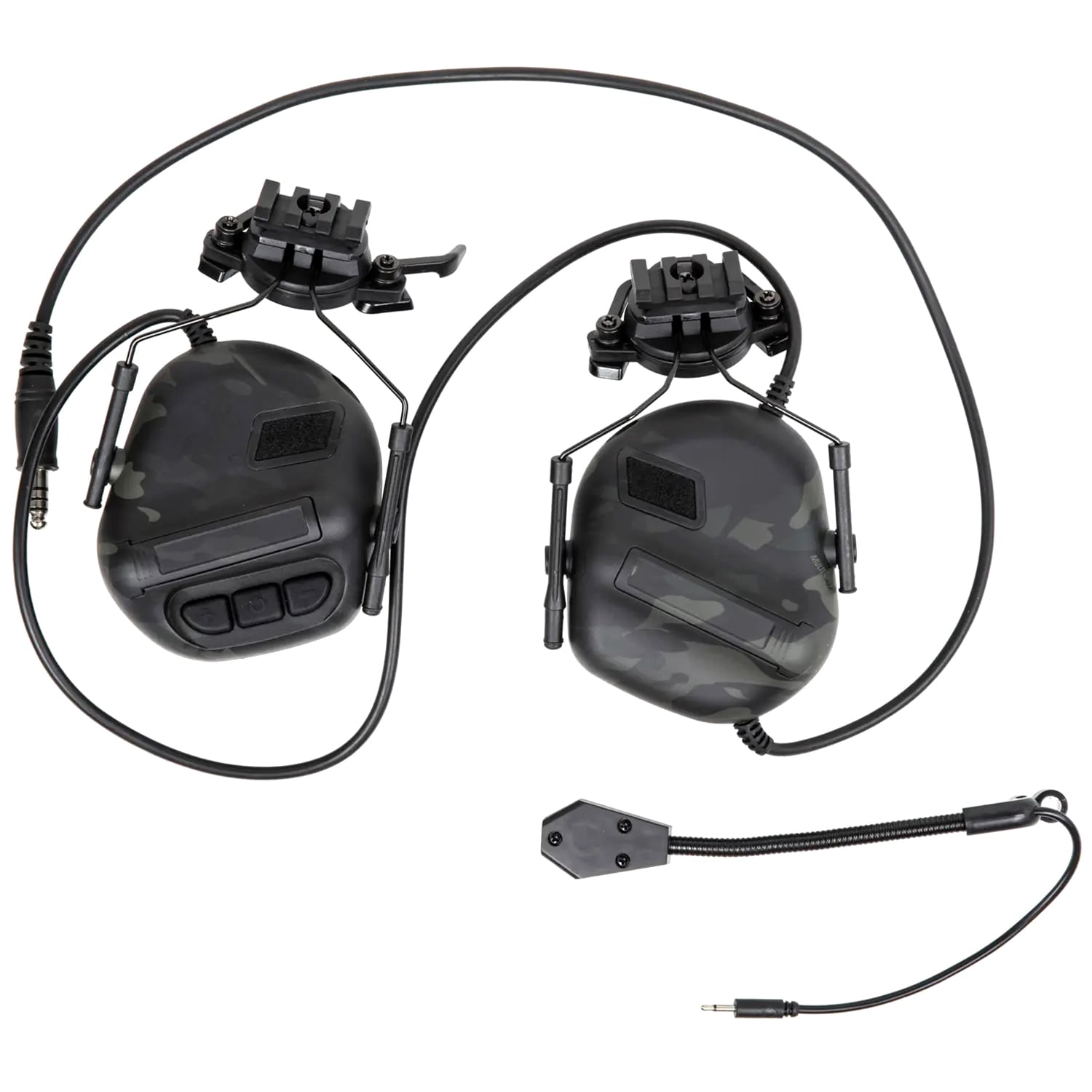 Wosport HD-11 Gen. 5 Active Hearing Protectors - MultiCam Black