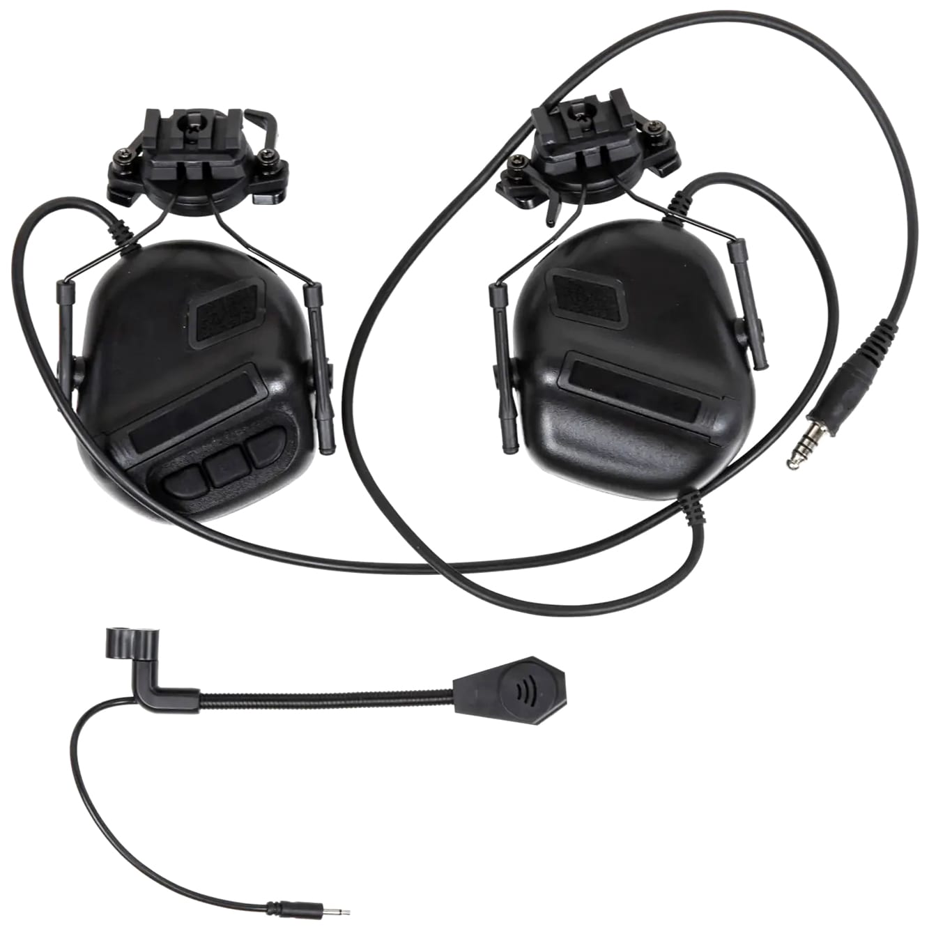 Wosport HD-11 Gen. 5 Active Hearing Protectors - Black