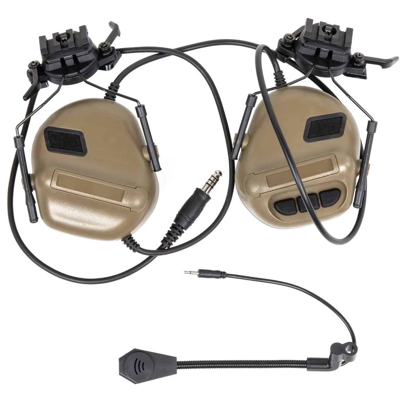 Wosport HD-11 Gen. 5 Active Hearing Protectors - Tan