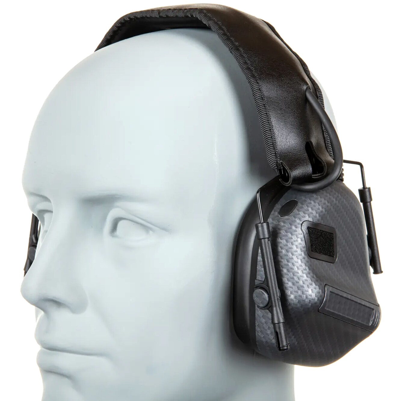 Wosport HD-12 IPSC Gen. 5 Active Hearing Protectors - Carbon Fiber