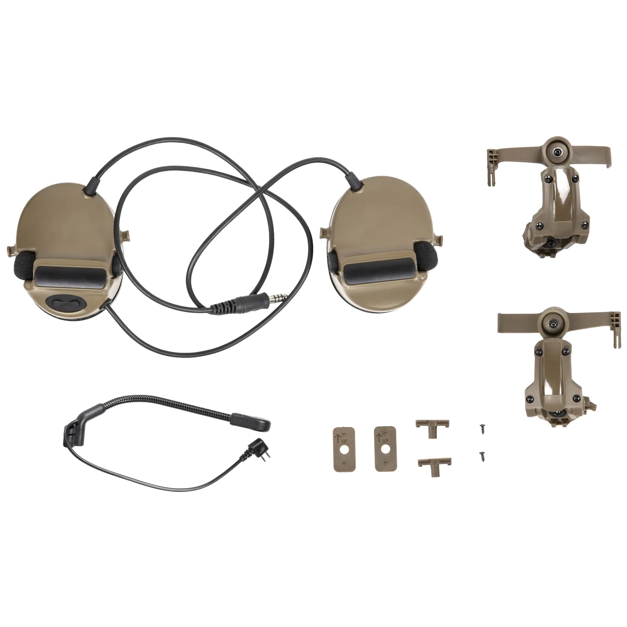 Wosport C5 HD-24 Active Hearing Protectors - Tan