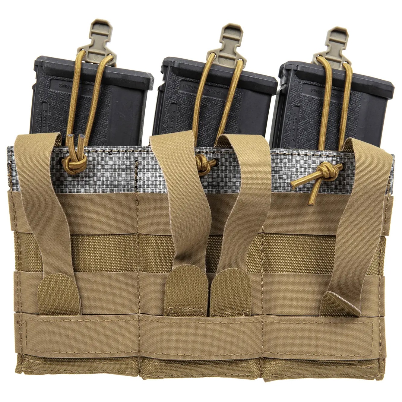 Wosport Triple pouch for AR15 magazines - Coyote Brown