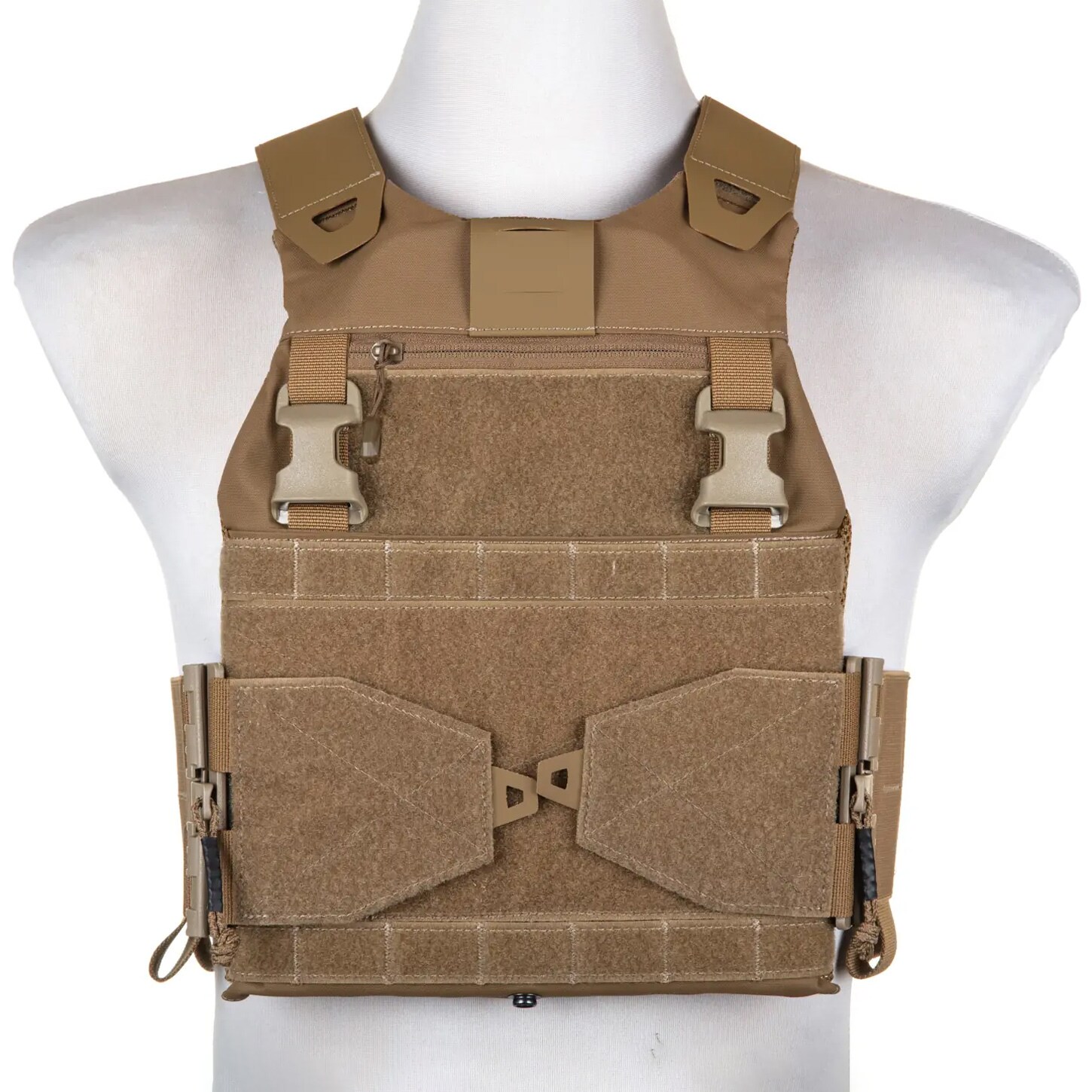 Ape Force Gear Plate Carrier FCSK 2.0 Tactical Vest - Coyote Brown