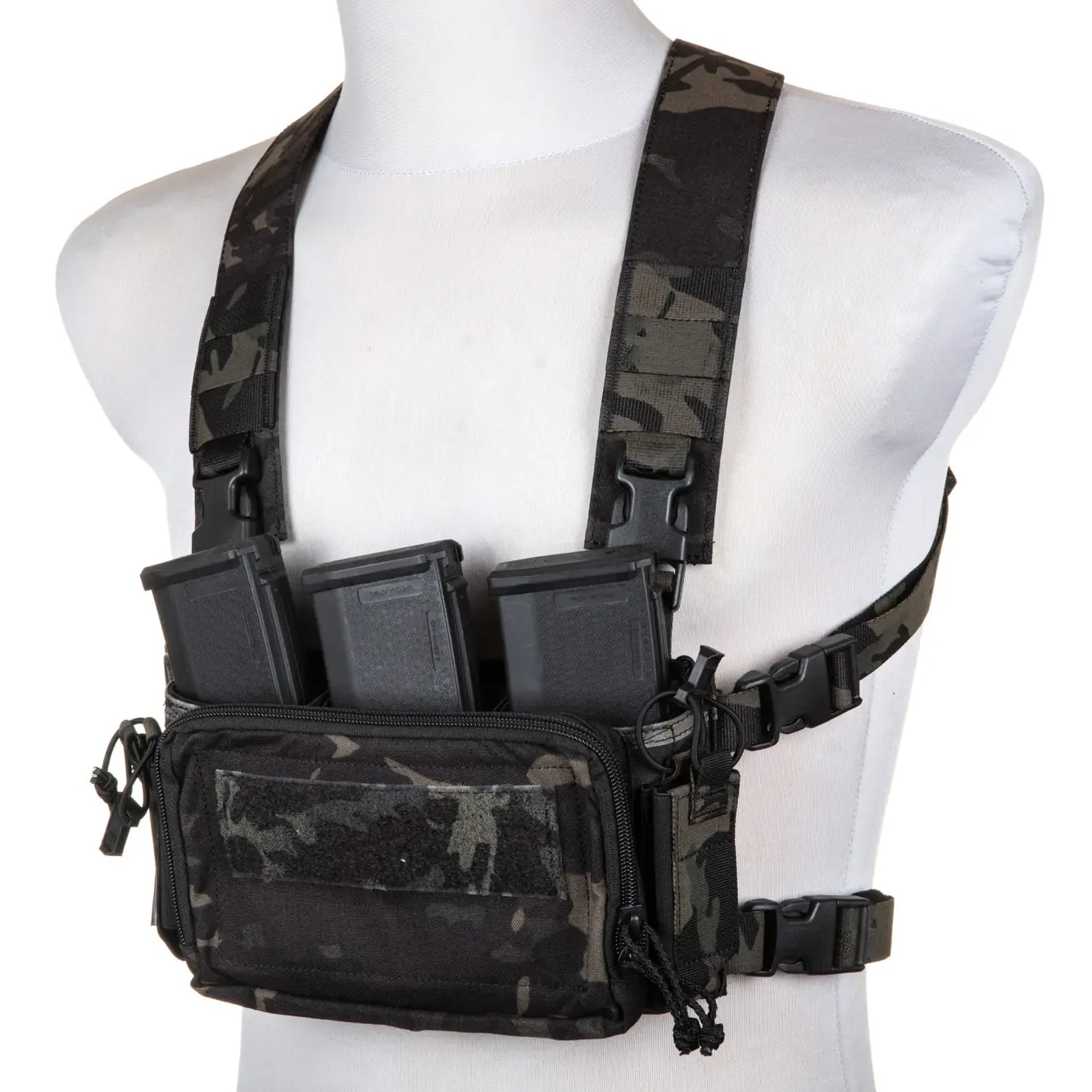 Ape Force Gear D3CRM Tactical Vest - Arid MC Camo Black