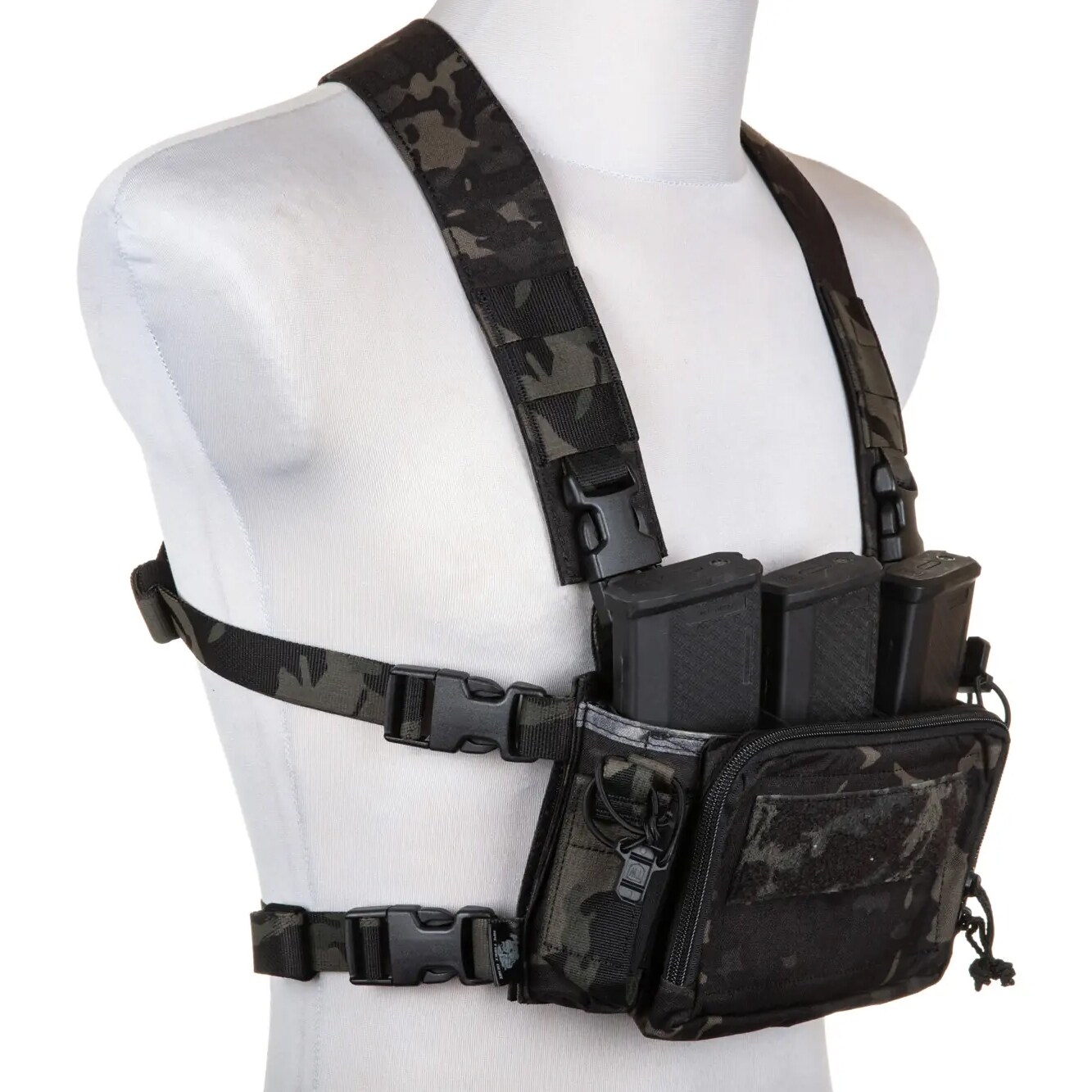 Ape Force Gear D3CRM Tactical Vest - Arid MC Camo Black