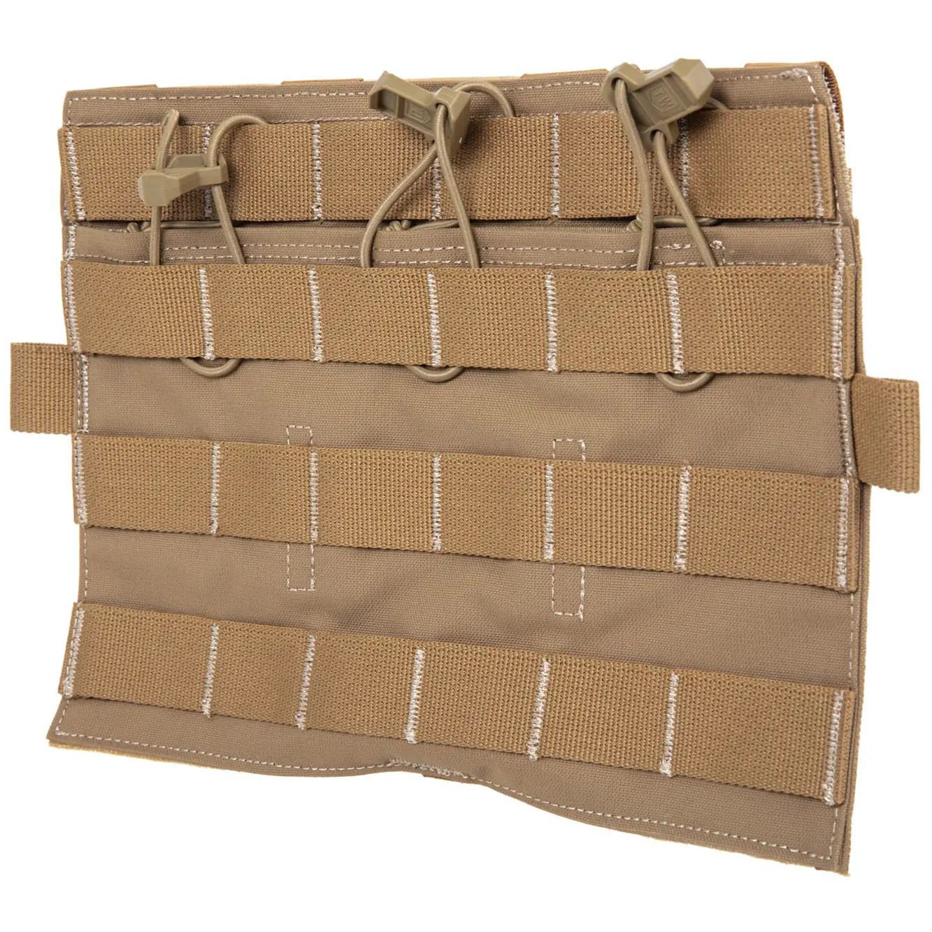 Ape Force Gear Flat Triple Pouch Panel for Magazines - Coyote Brown