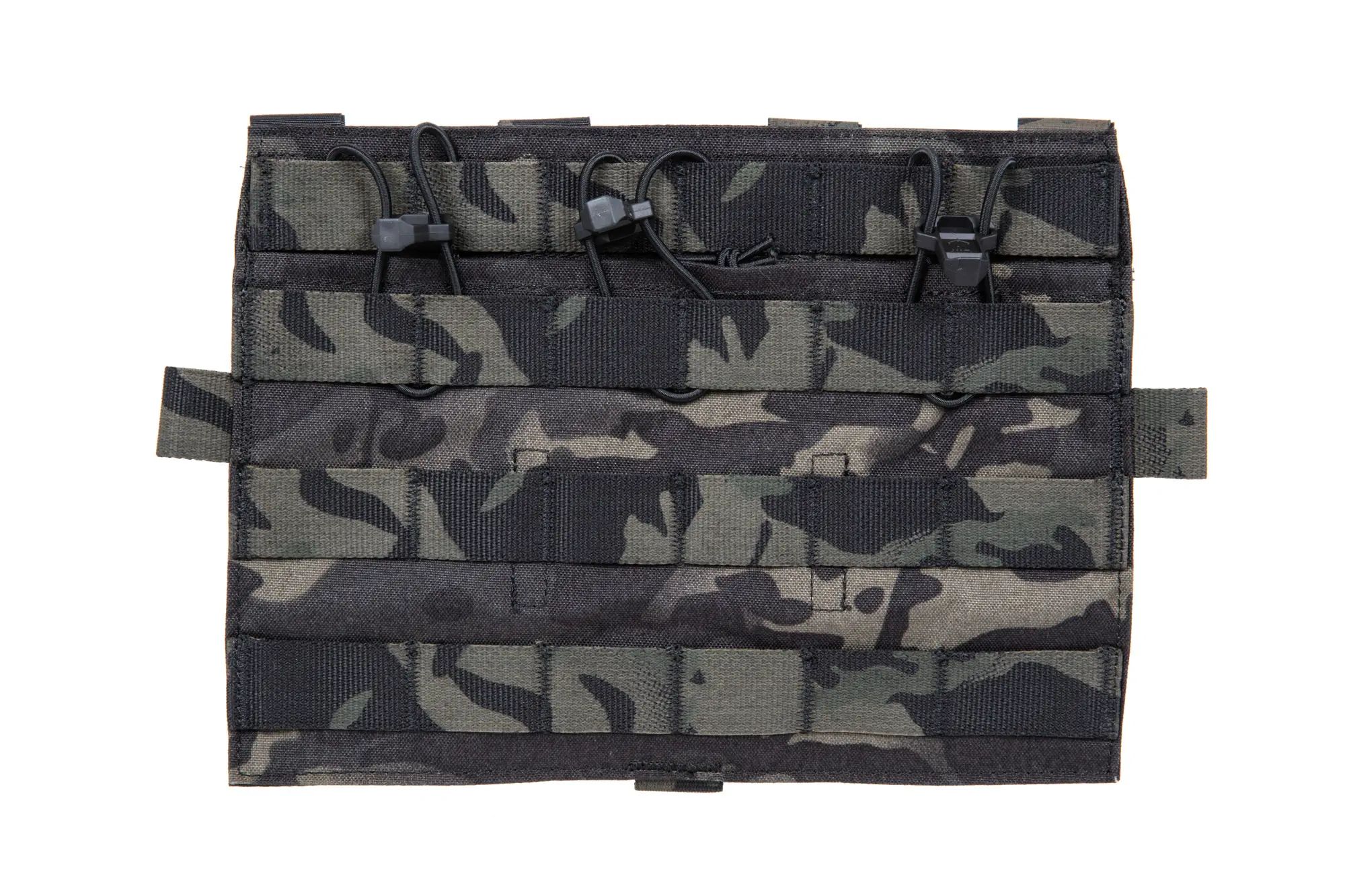 Ape Force Gear Flat Triple Magazine Pouch Panel - MultiCam Black