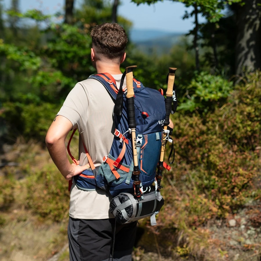 Nils Camp Northlake Backpack 30 + 10 l - Navy Blue