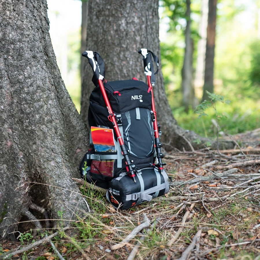 Nils Camp Northlake Backpack 30 + 10 l - Black