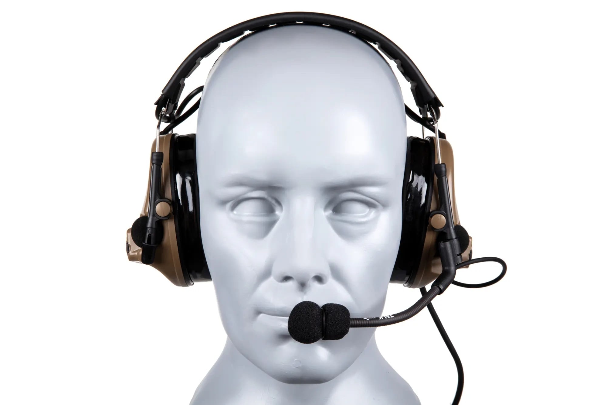 Tac-Sky Comtac III Active Hearing Protection Headset with Silicone Earmuffs - Flat Dark Earth