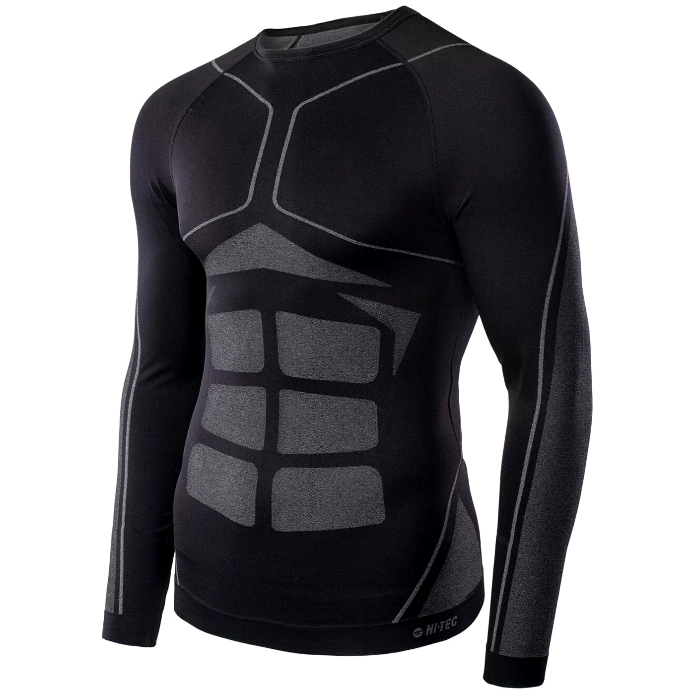 Hi-Tec Buraz Thermoactive Shirt - Black/Grey