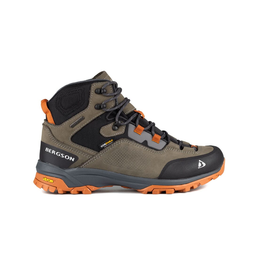 Bergson Moko Mid STX Boots - Khaki/Orange