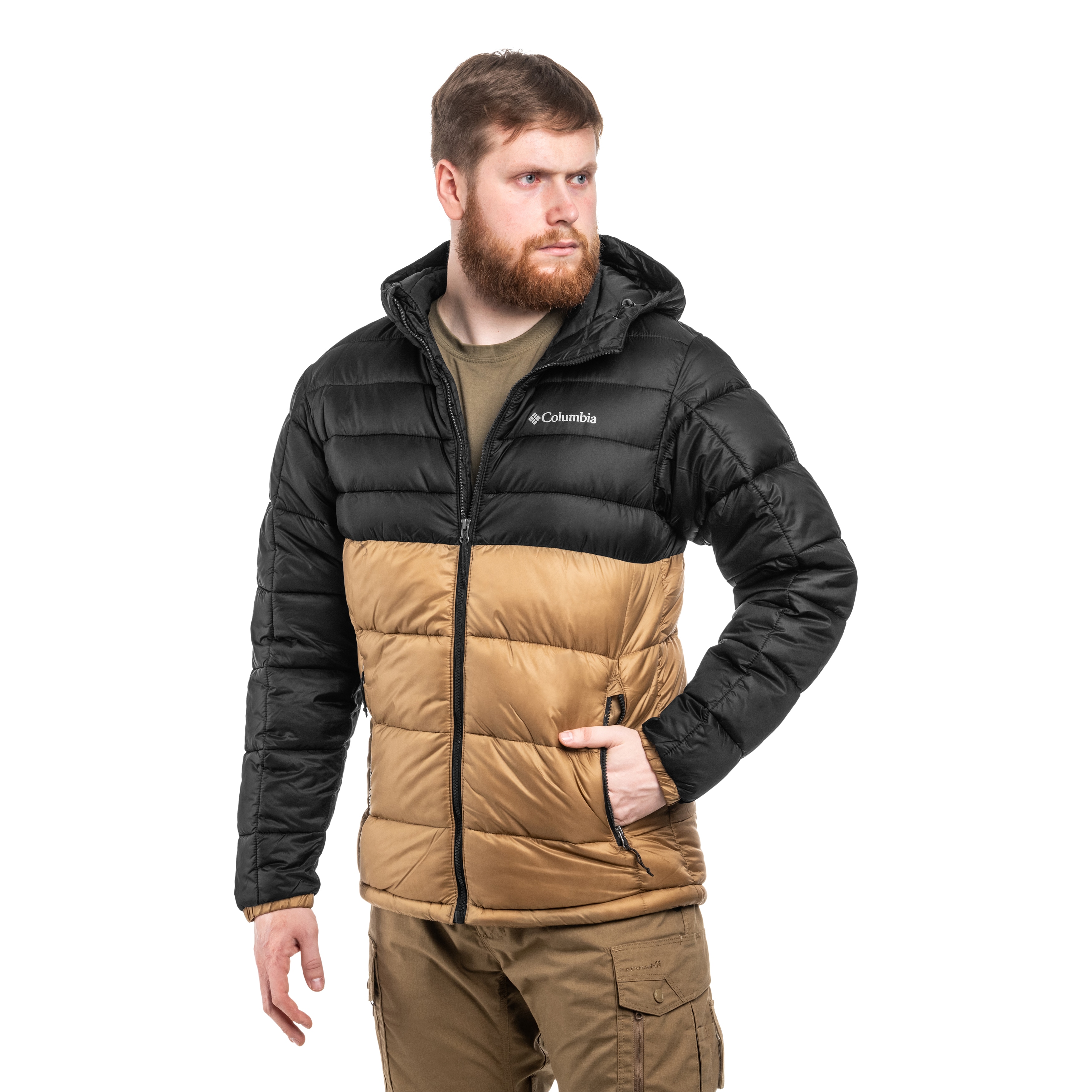 Columbia Buck Butte II Insulated Hooded Jacket - Delta/Black