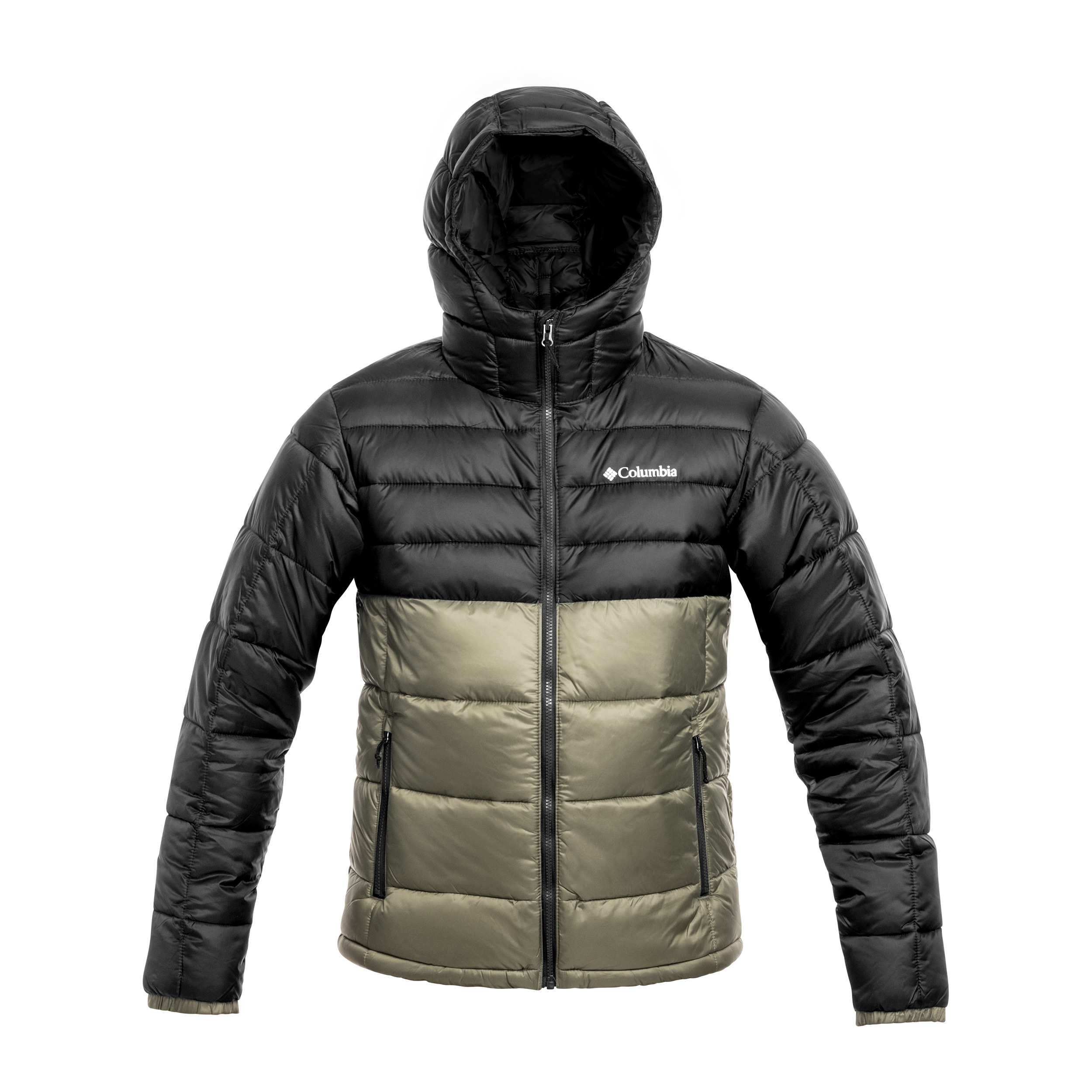 Columbia Buck Butte II Insulated Hooded Jacket - Stone Green/Black