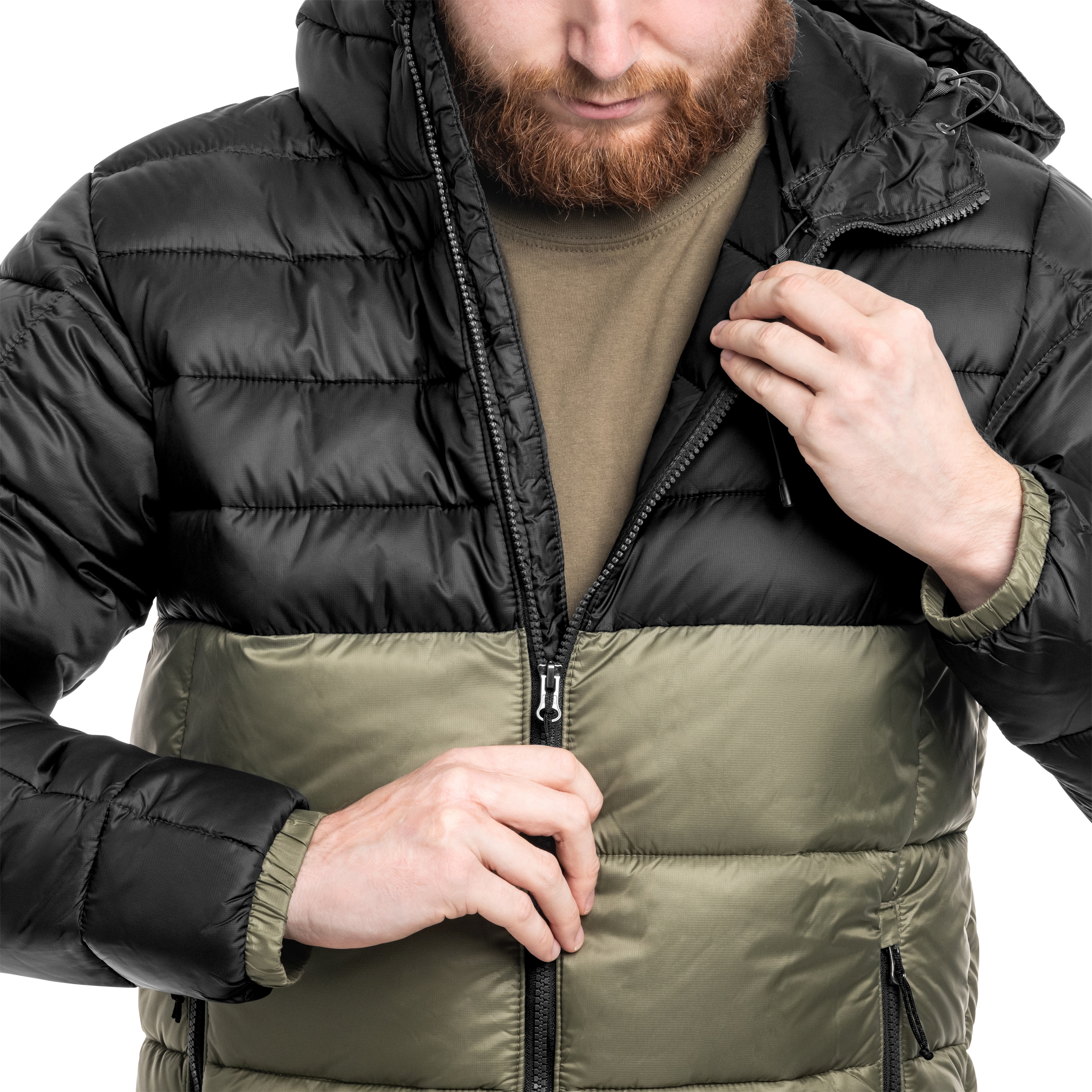 Columbia Buck Butte II Insulated Hooded Jacket - Stone Green/Black