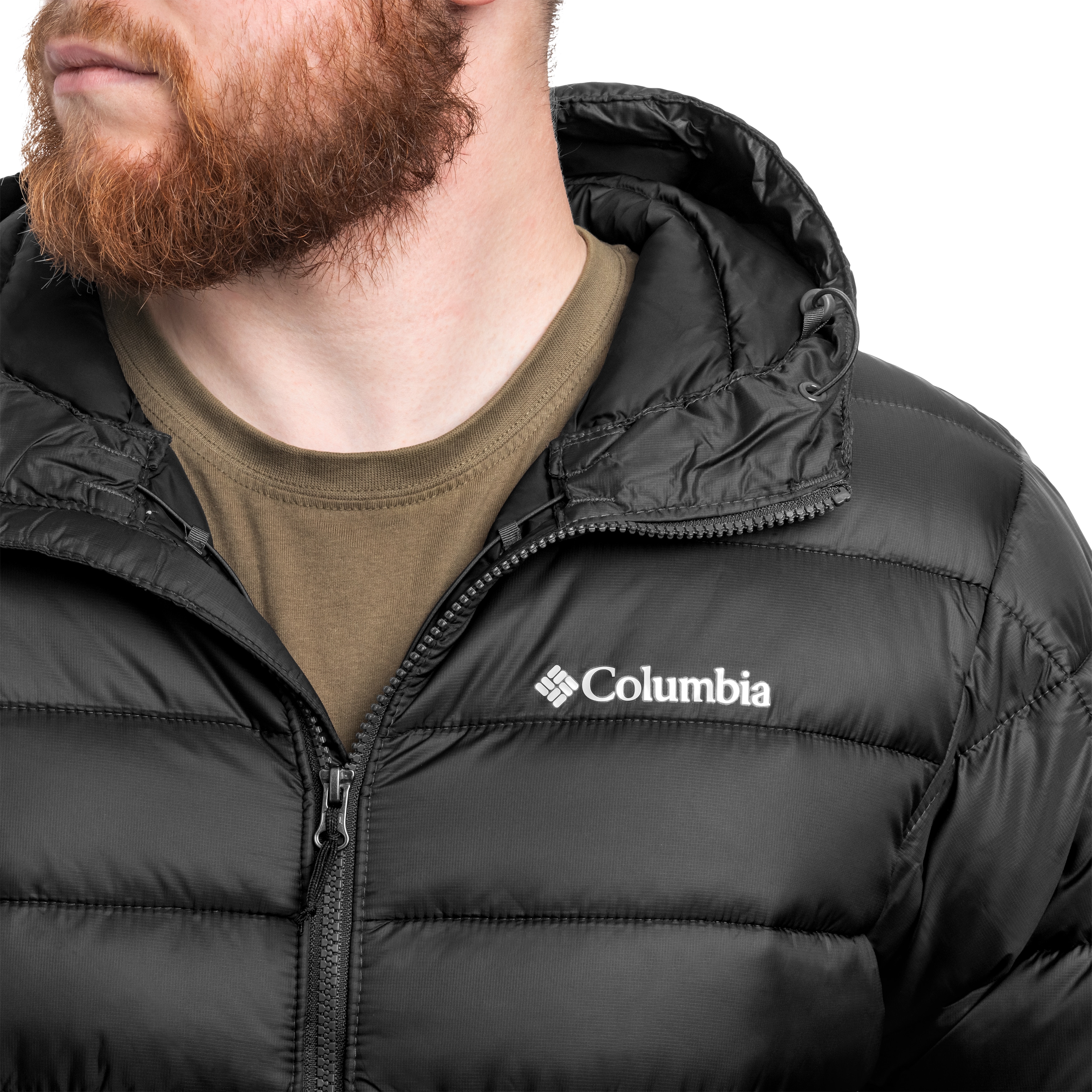 Columbia Buck Butte II Insulated Hooded Jacket - Stone Green/Black