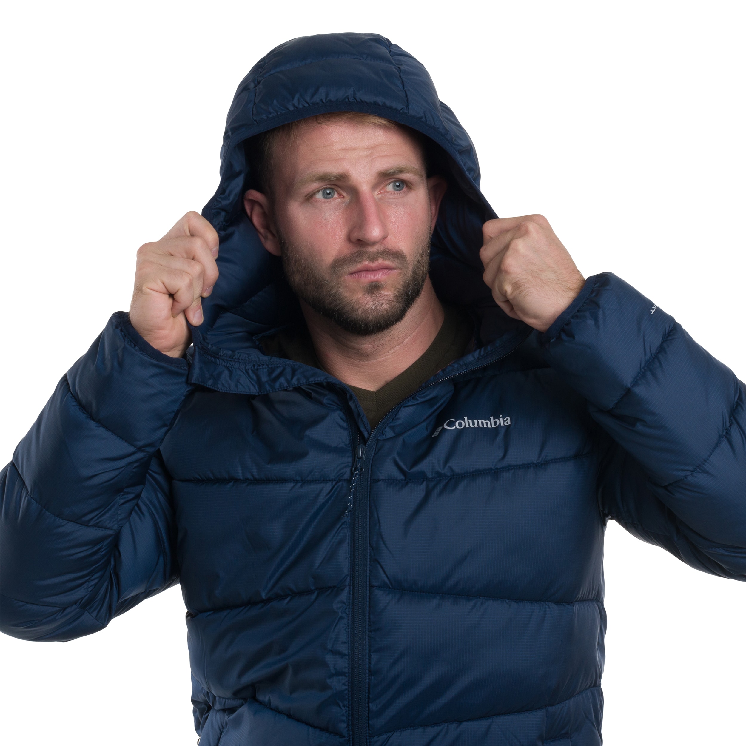 Columbia Fivemile Butte II Hooded Jacket - Collegiate Navy