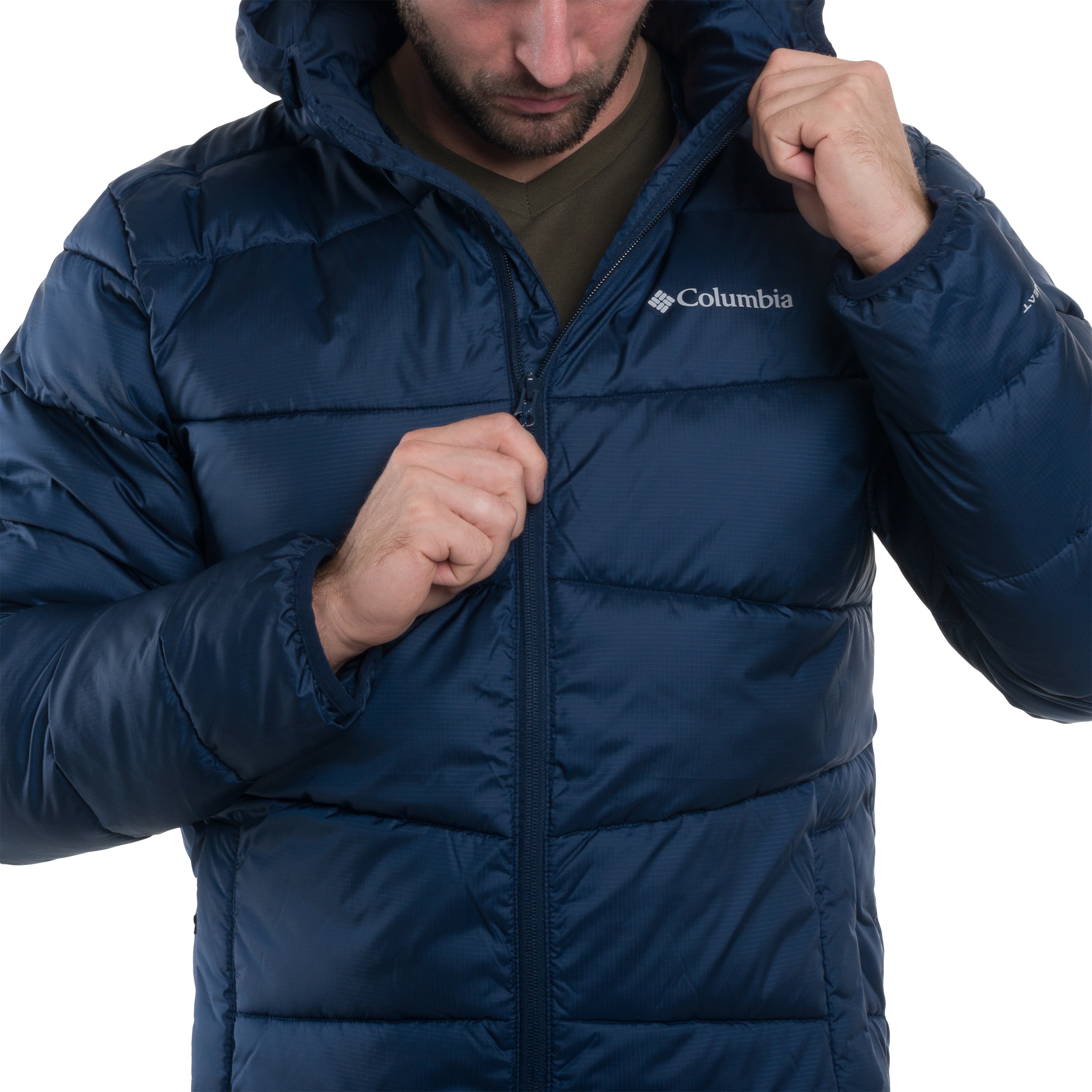 Columbia Fivemile Butte II Hooded Jacket - Collegiate Navy