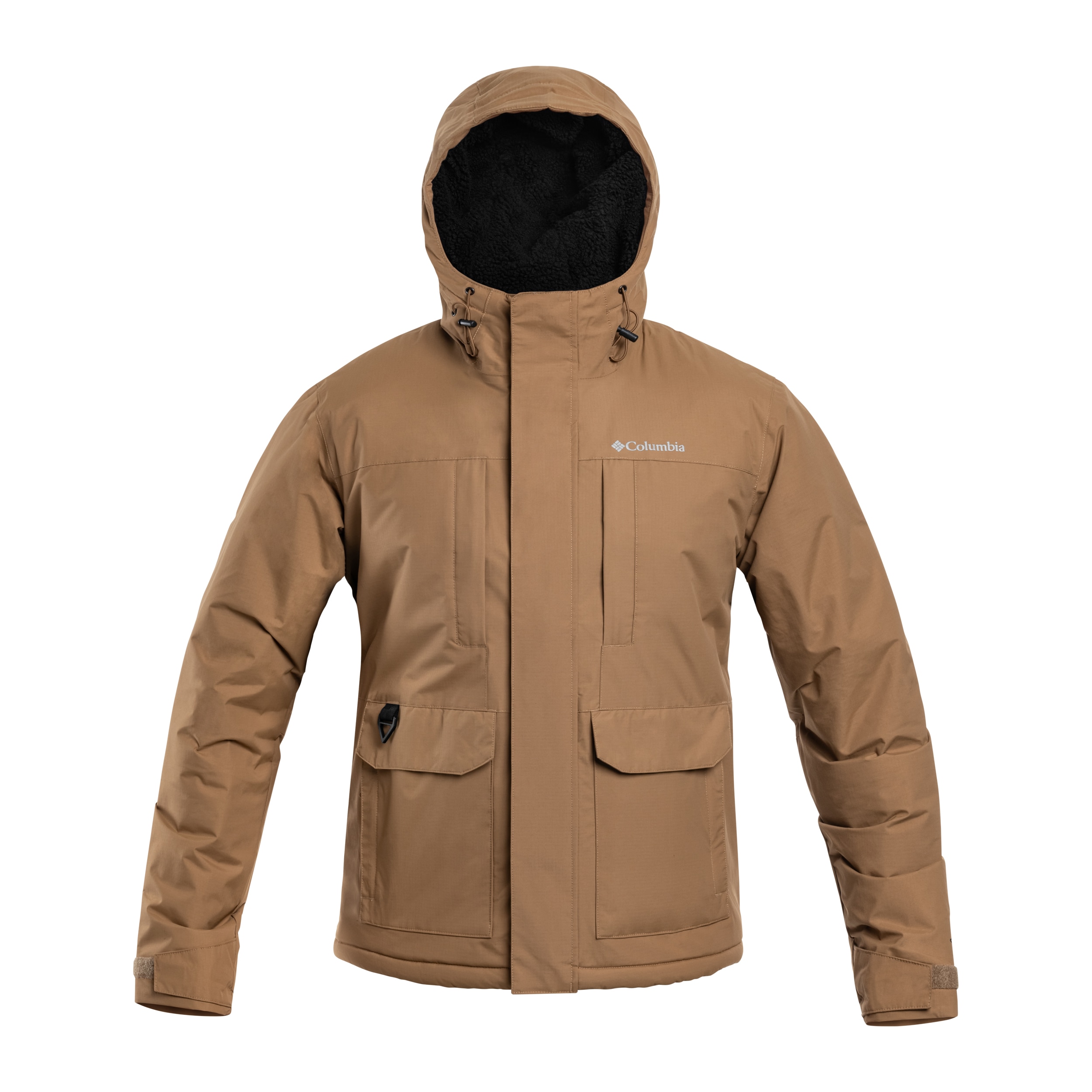 Columbia Landroamer Sherpa Lined Waterproof Hooded Jacket - Delta