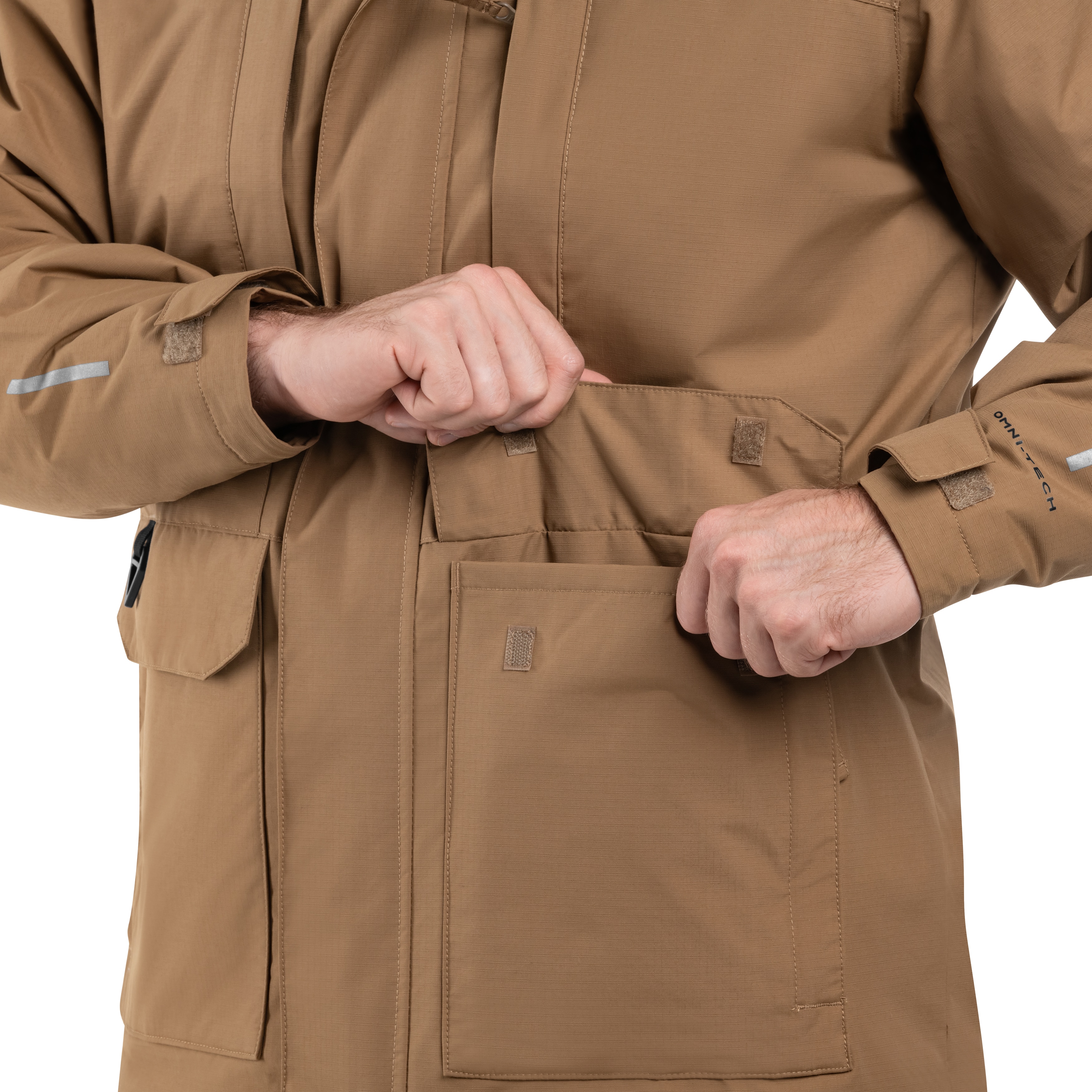 Columbia Landroamer Sherpa Lined Waterproof Hooded Jacket - Delta