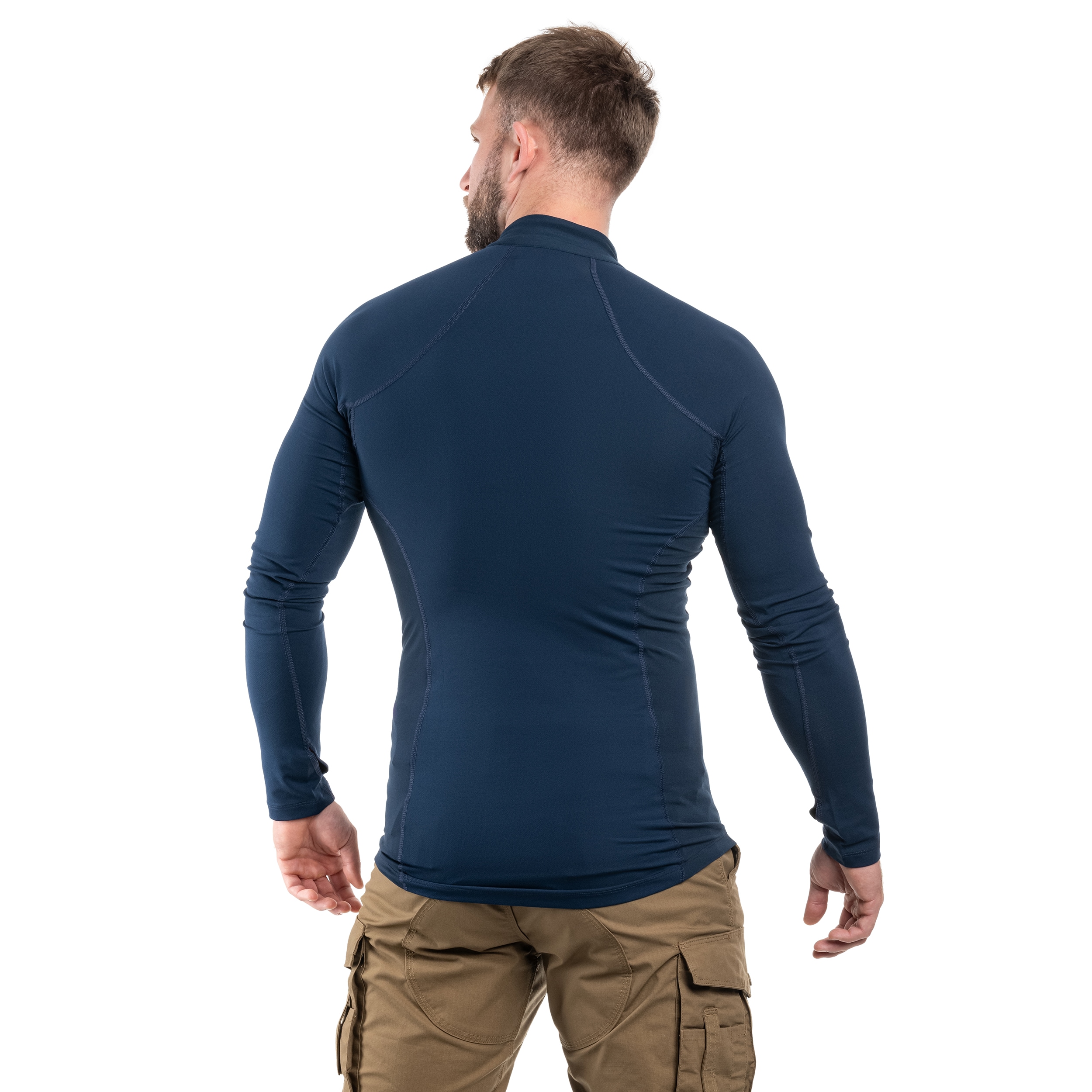 Columbia Midweight Stretch Long Sleeve Half Zip Thermoactive Sweatshirt - Collegiate Navy