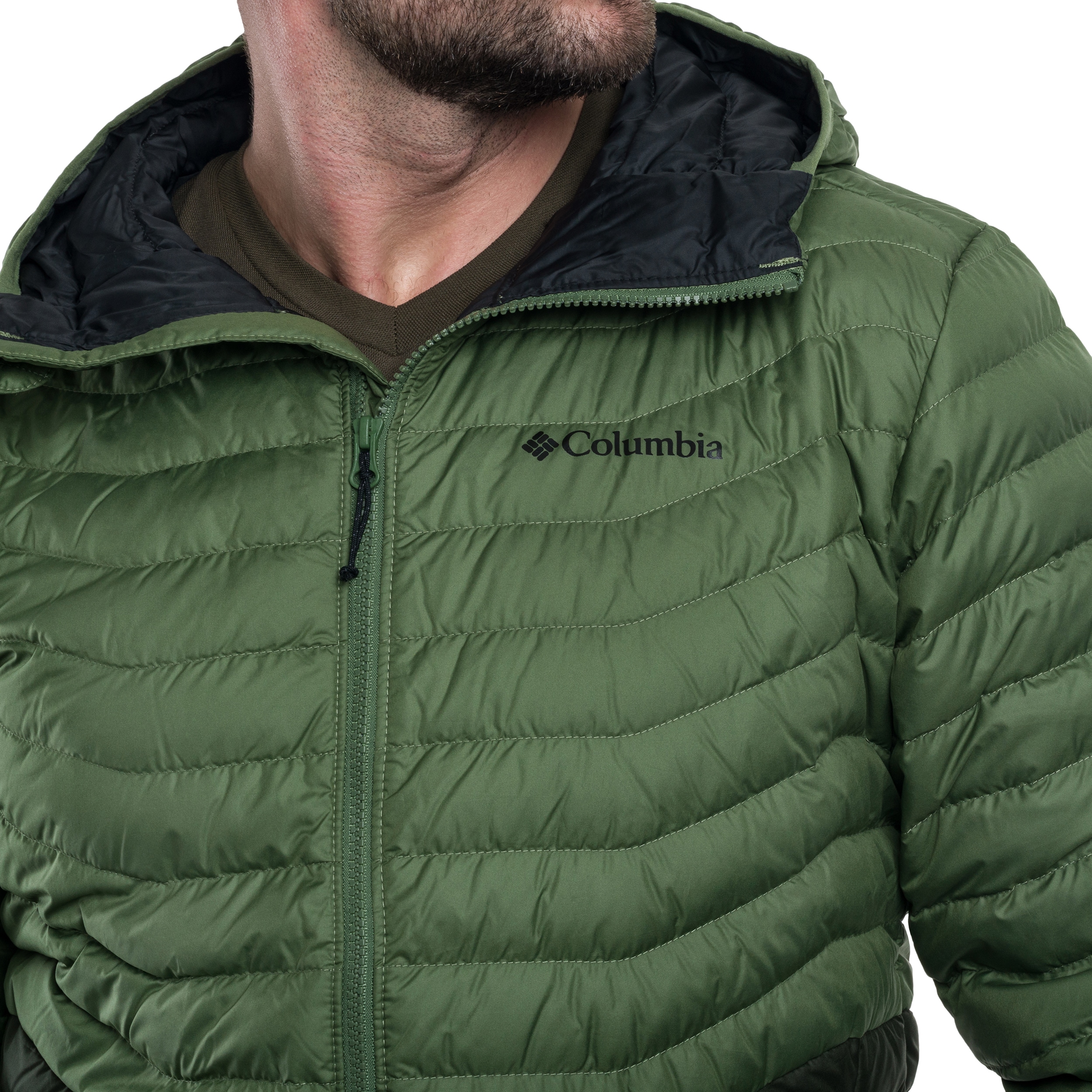 Columbia Westridge Down Hooded Jacket - Greenscape