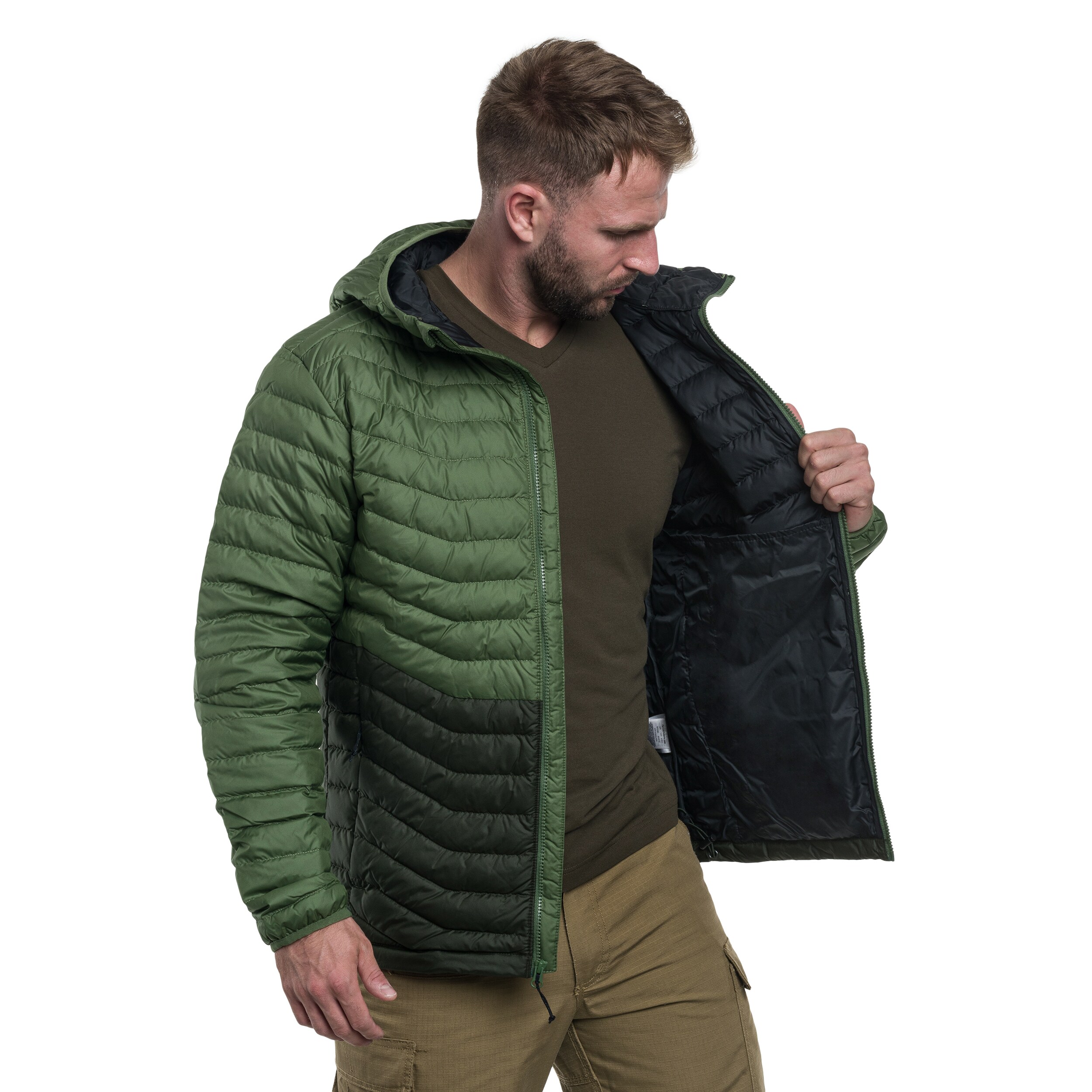 Columbia Westridge Down Hooded Jacket - Greenscape