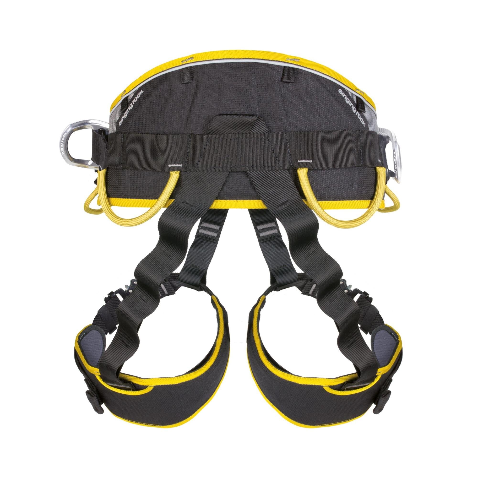 Singing Rock Sit Worker 3D Speed Climbing Harness - Black/Yellow