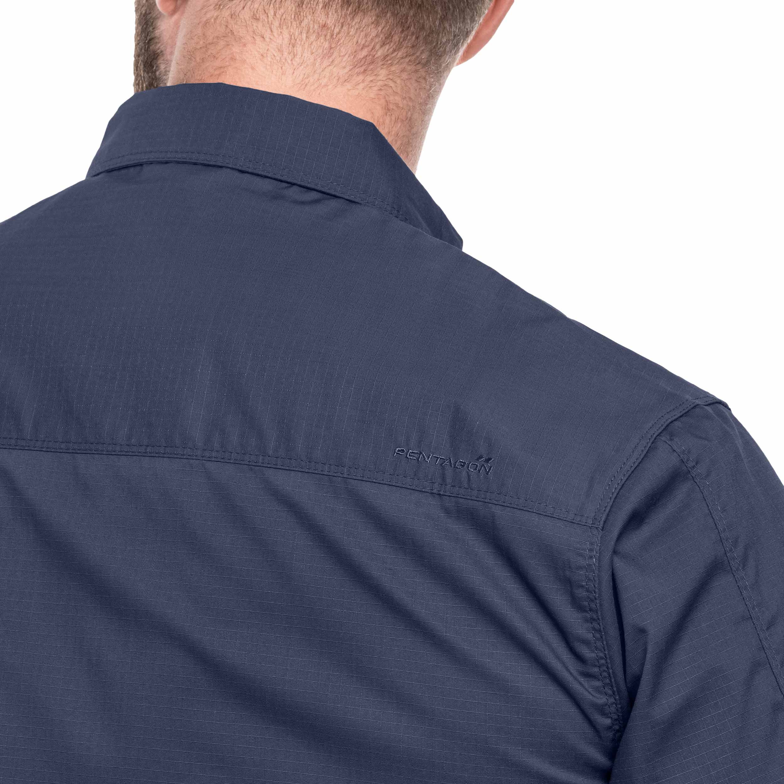 Pentagon Plato Short Sleeve Tactical Shirt - Navy Blue