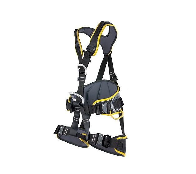 Singing Rock Profi Worker 3D Speed Climbing Harness - Black/Yellow