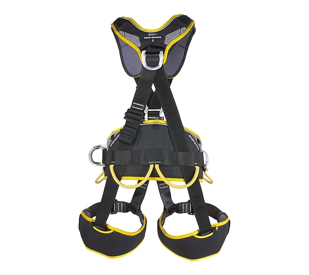 Singing Rock Profi Worker 3D Speed Climbing Harness - Black/Yellow