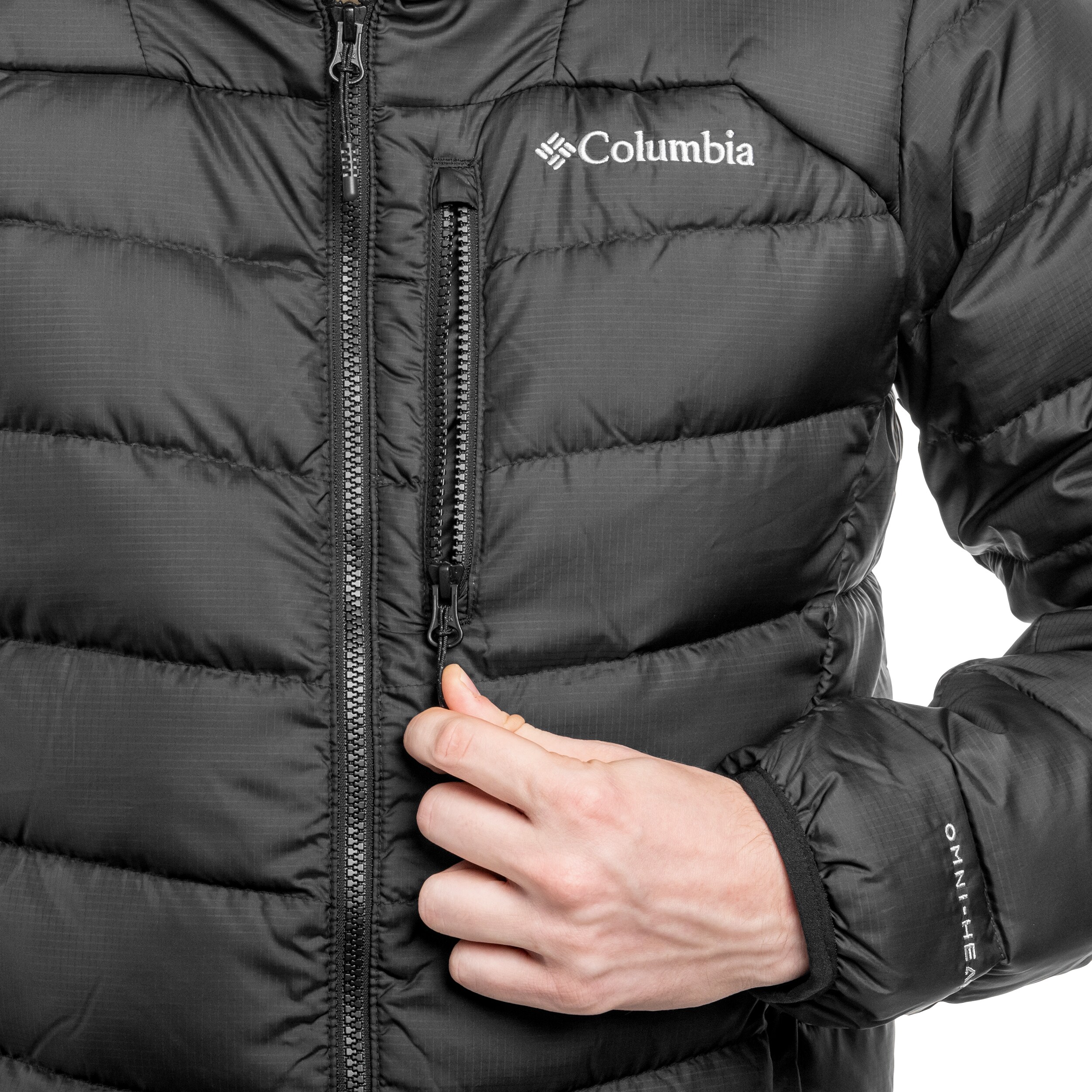 Columbia Autumn Park II Down Hooded Jacket - Black