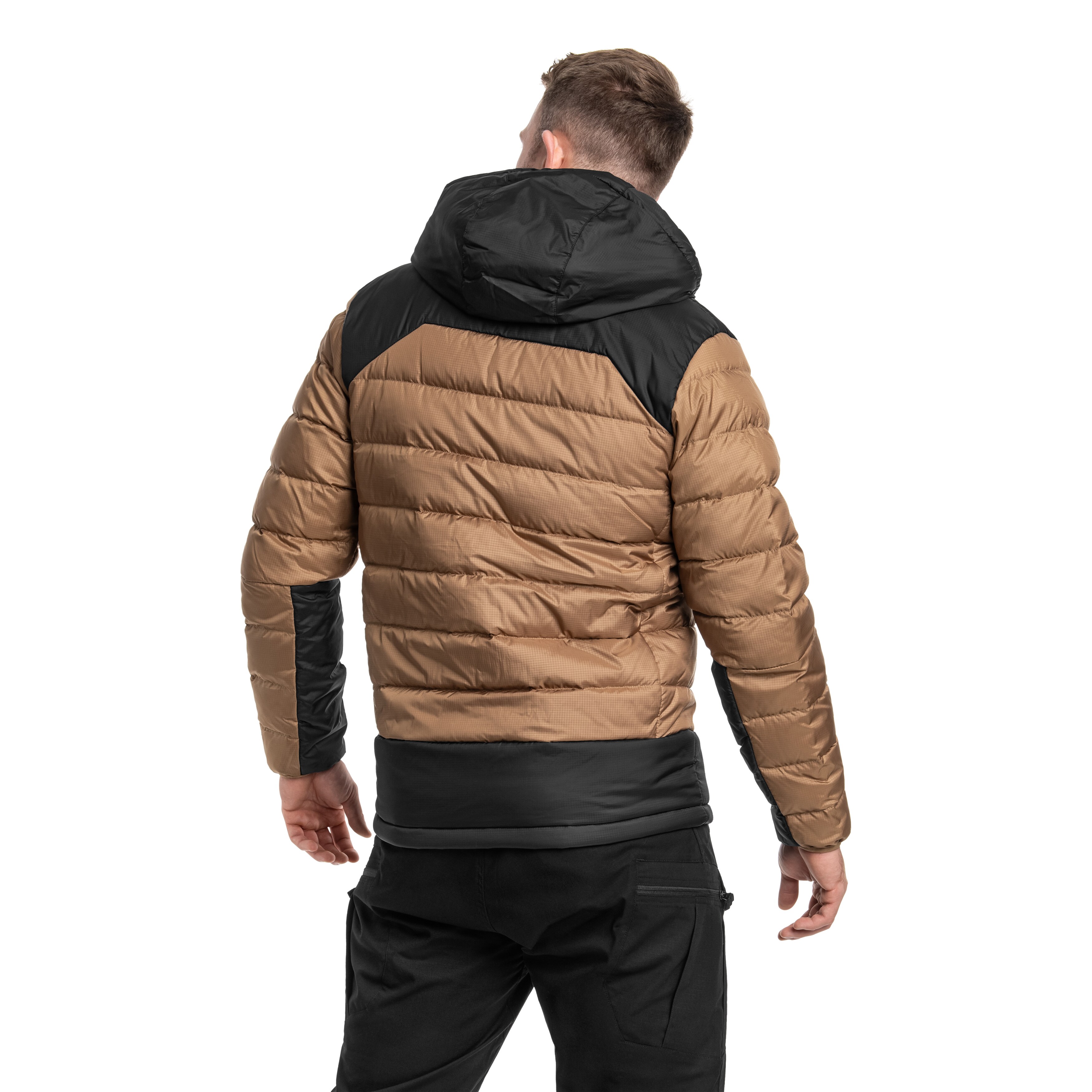 Columbia Autumn Park II Down Hooded Jacket - Delta/Black