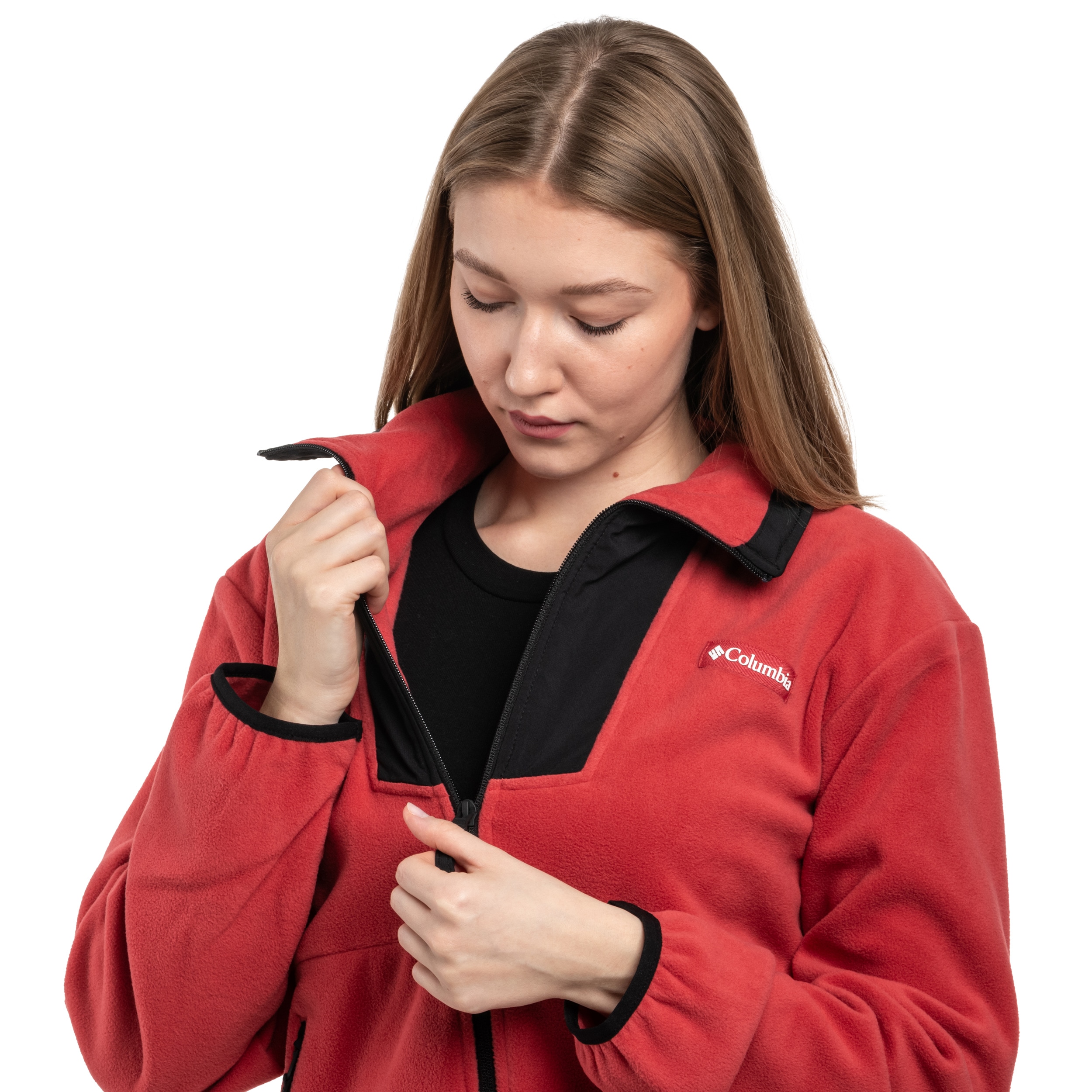 Columbia Sequoia Grove Women's Fleece - Dare Devil / Black