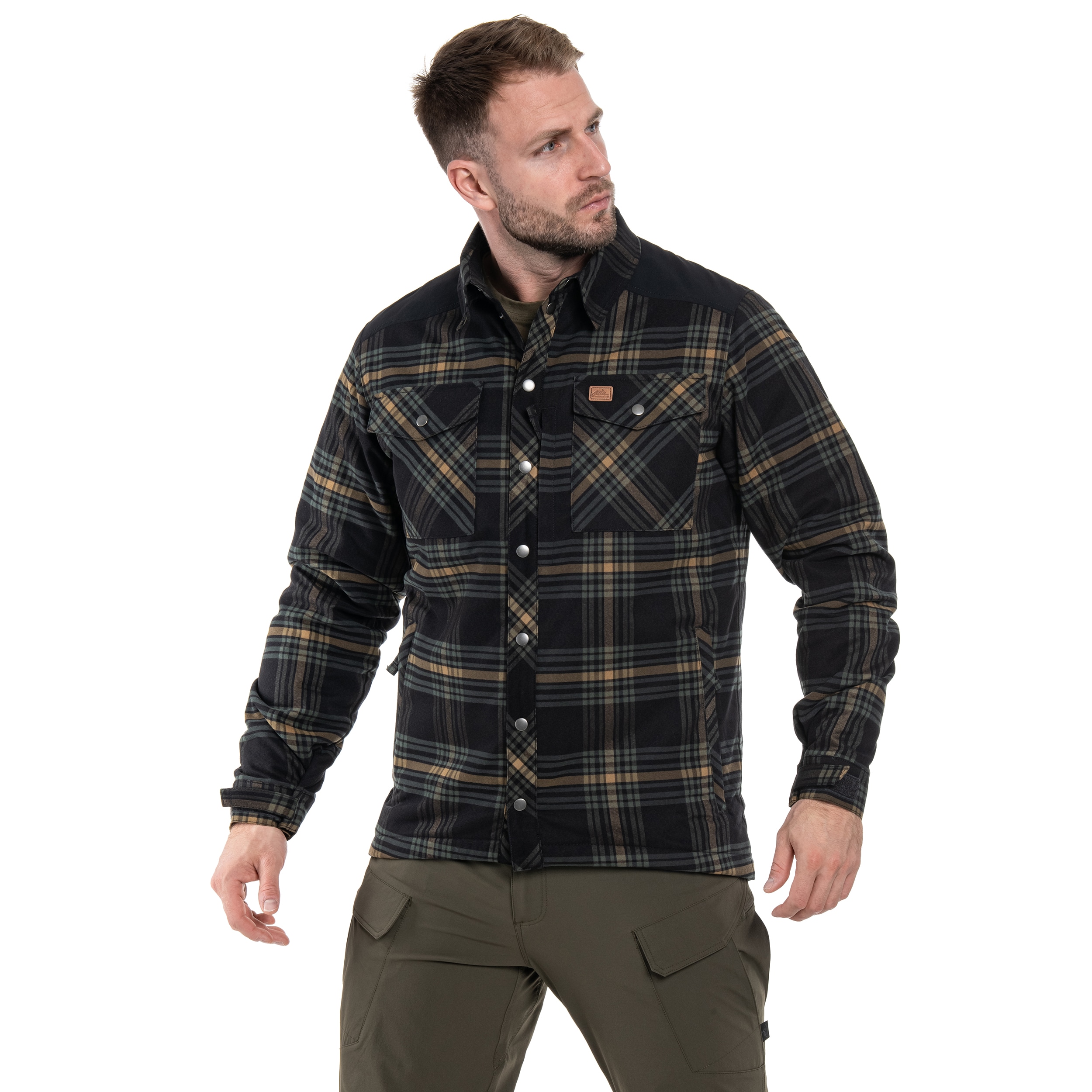 Helikon-Tex Winter Warden Long Sleeve Shirt - Slate Moorland Plaid