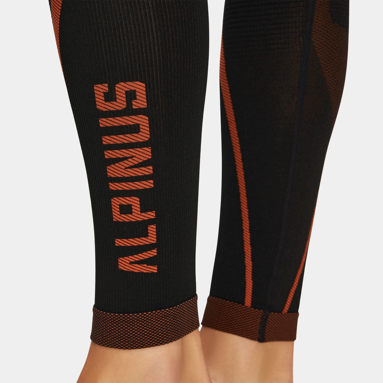 Alpinus Littlehammer Set Women's Thermal Underwear - Black/Orange