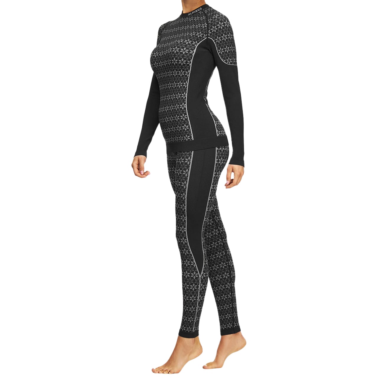 Alpinus Verbier Set Women's Thermal Underwear - Gray