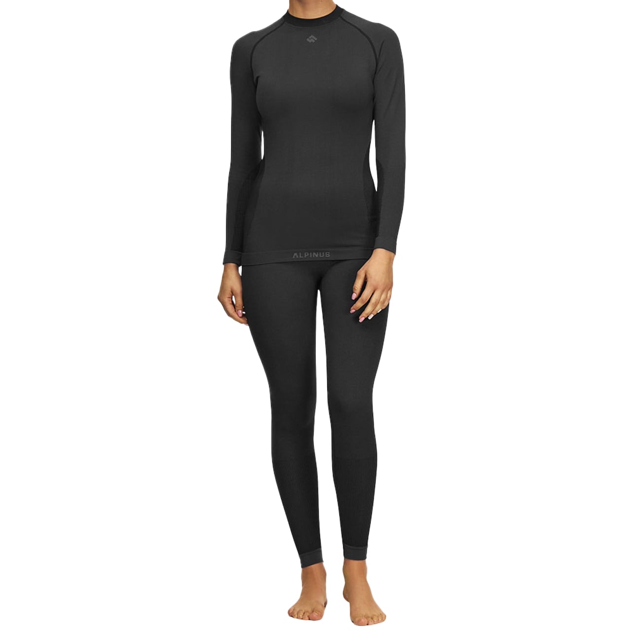 Alpinus Moelv Set Women's Thermal Underwear - Black