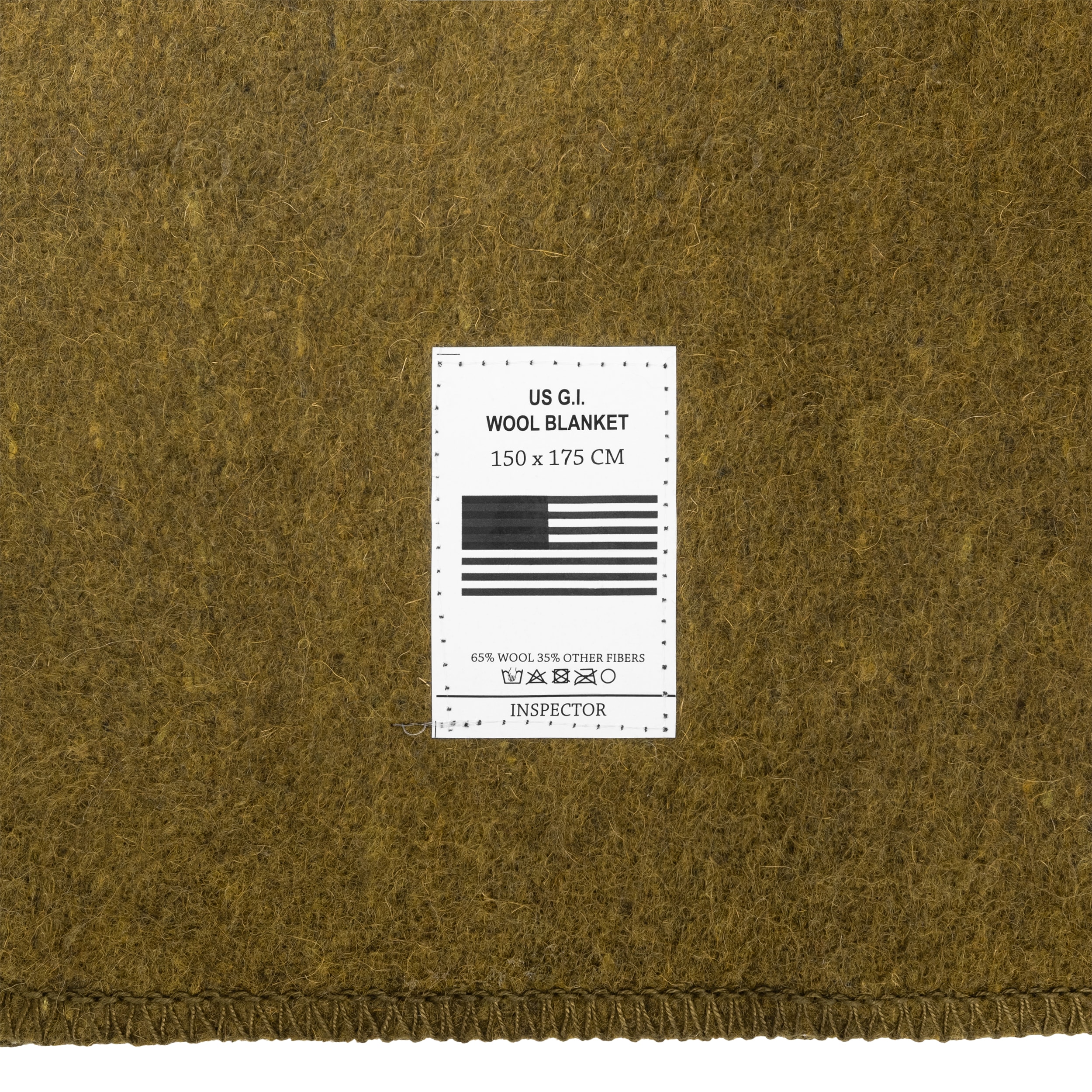 Mil-Tec US G.I. OD Wool Blanket 175 x 150 cm